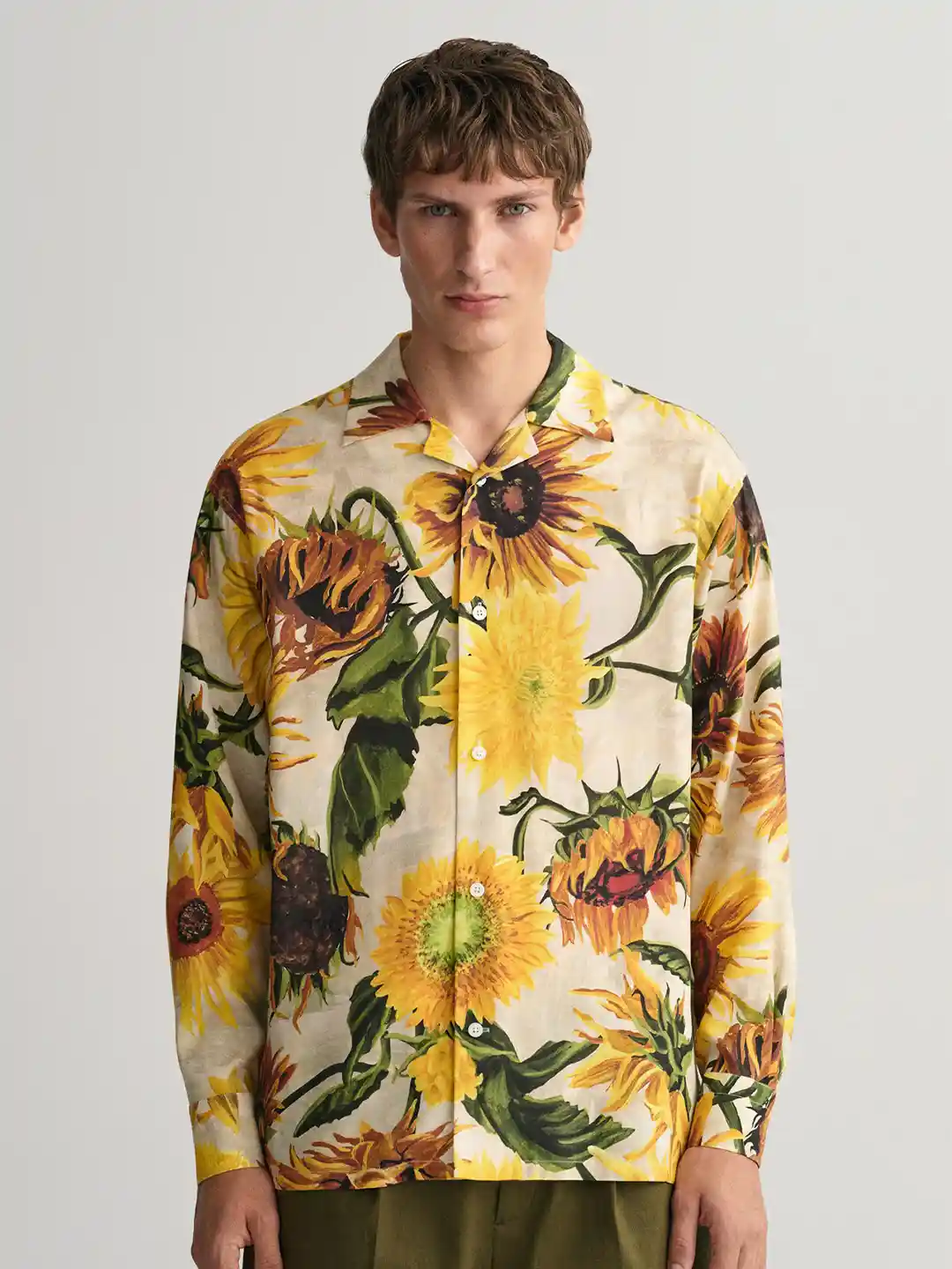 Buy GANT Relaxed Fit Floral Print Silk Casual Shirt Shirts for