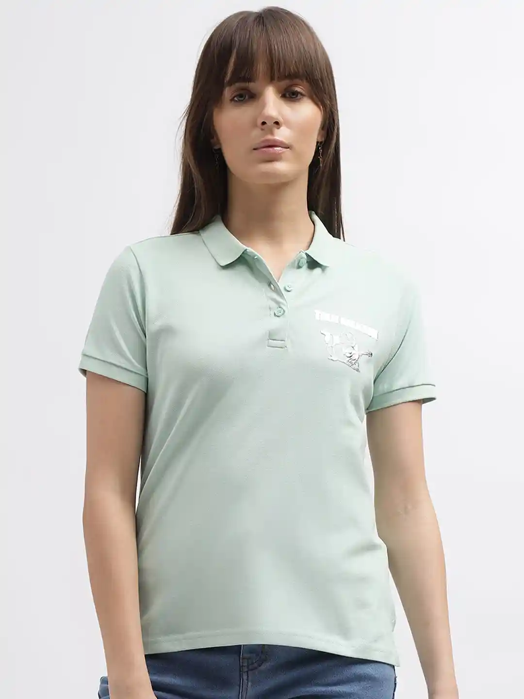 True Religion Polo Collar Casual T-shirt