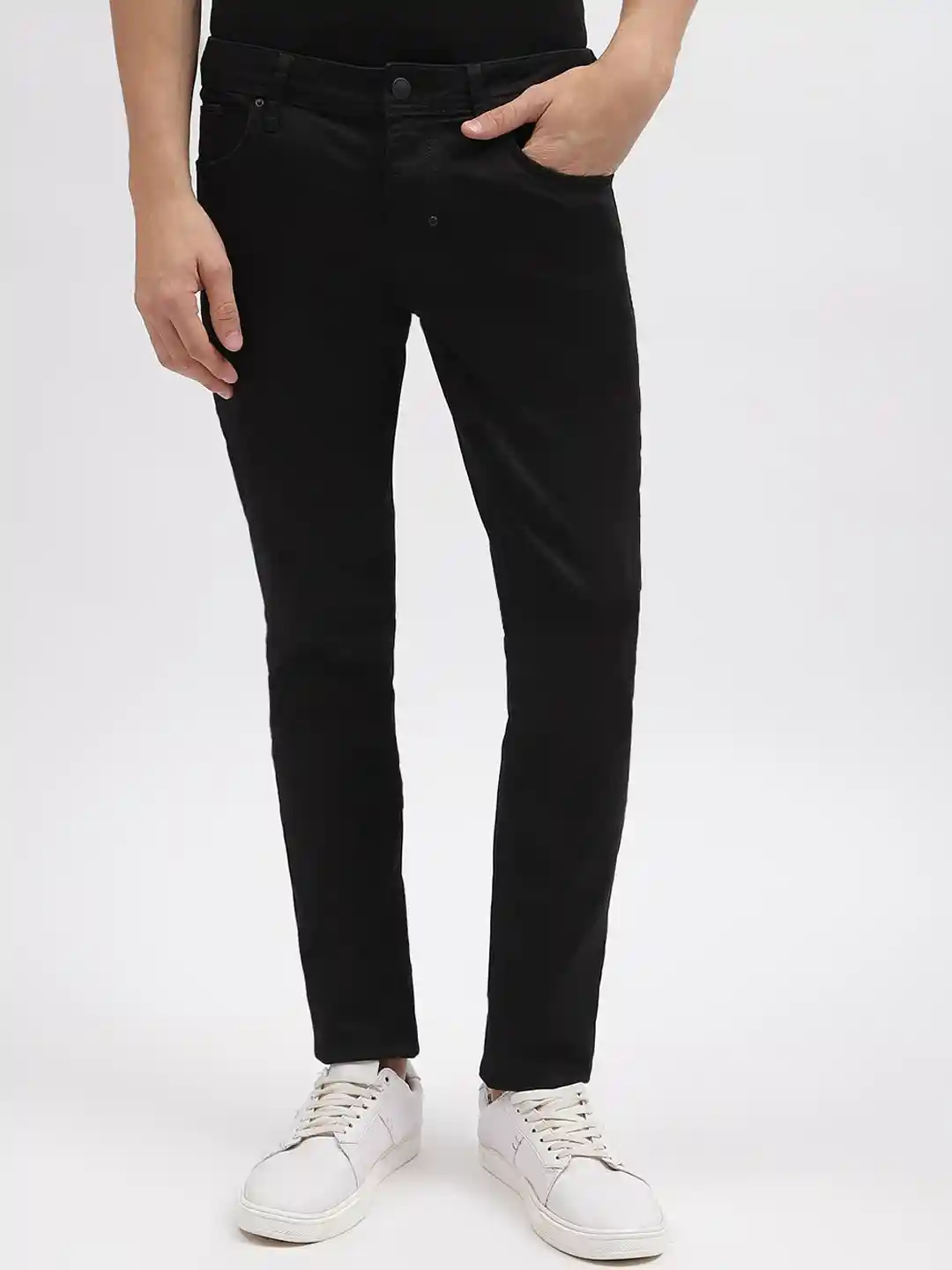 Buy Antony Morato Men Mid Rise Tapered Fit Stretchable Jeans