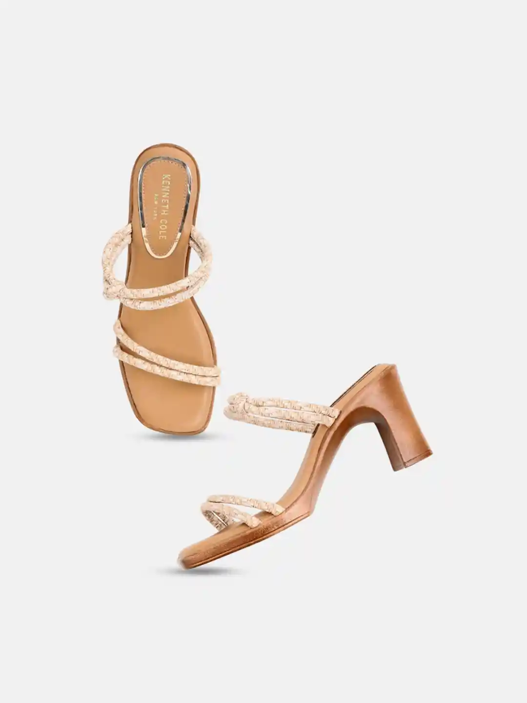 Kenneth Cole Textured Block Heels