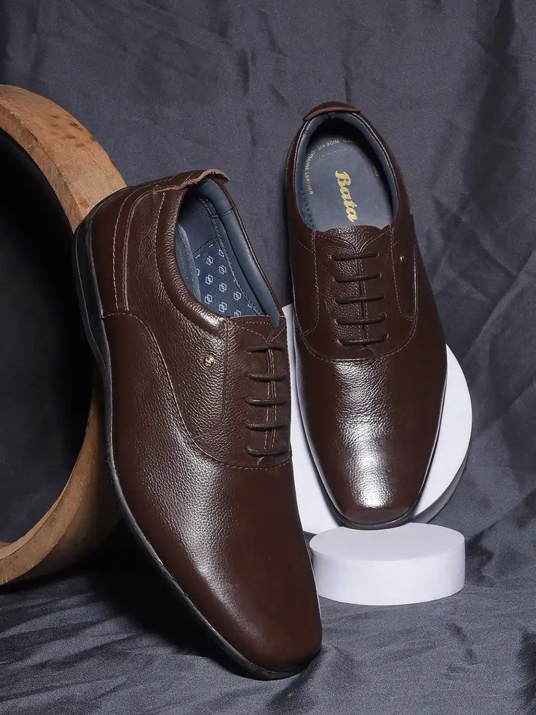 Buy Bata Men Textured Formal Oxfords Formal Shoes for Men