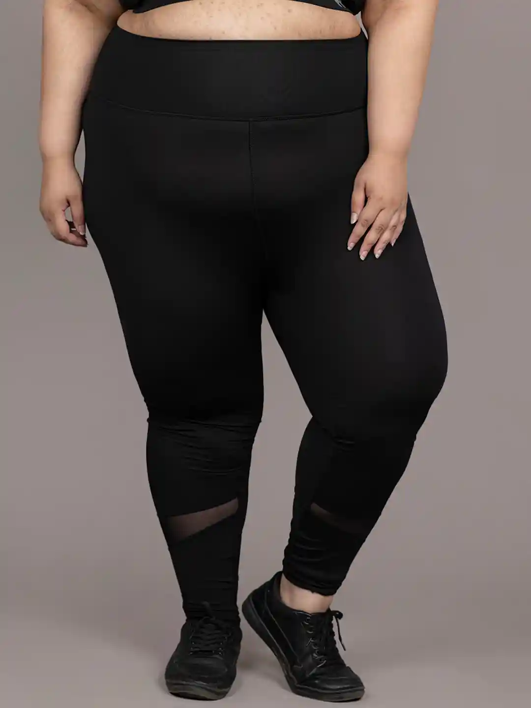Buy skyria Women Plus Size Dry Fit Ankle Length Gym Tights