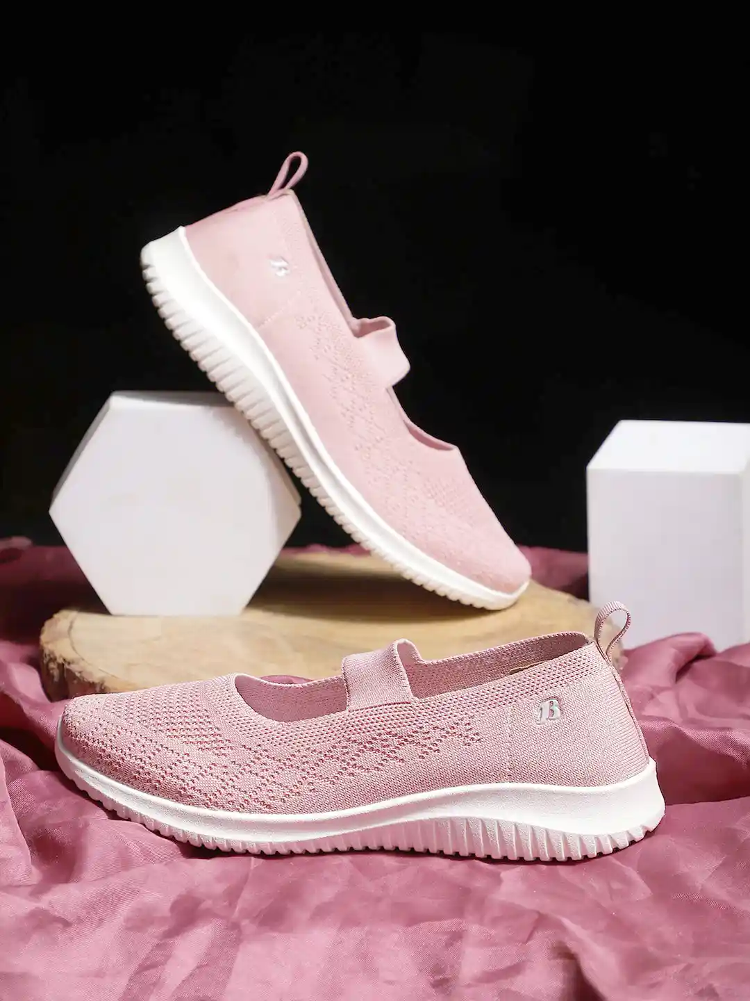 Bata Women Textured Slip-On Sneakers