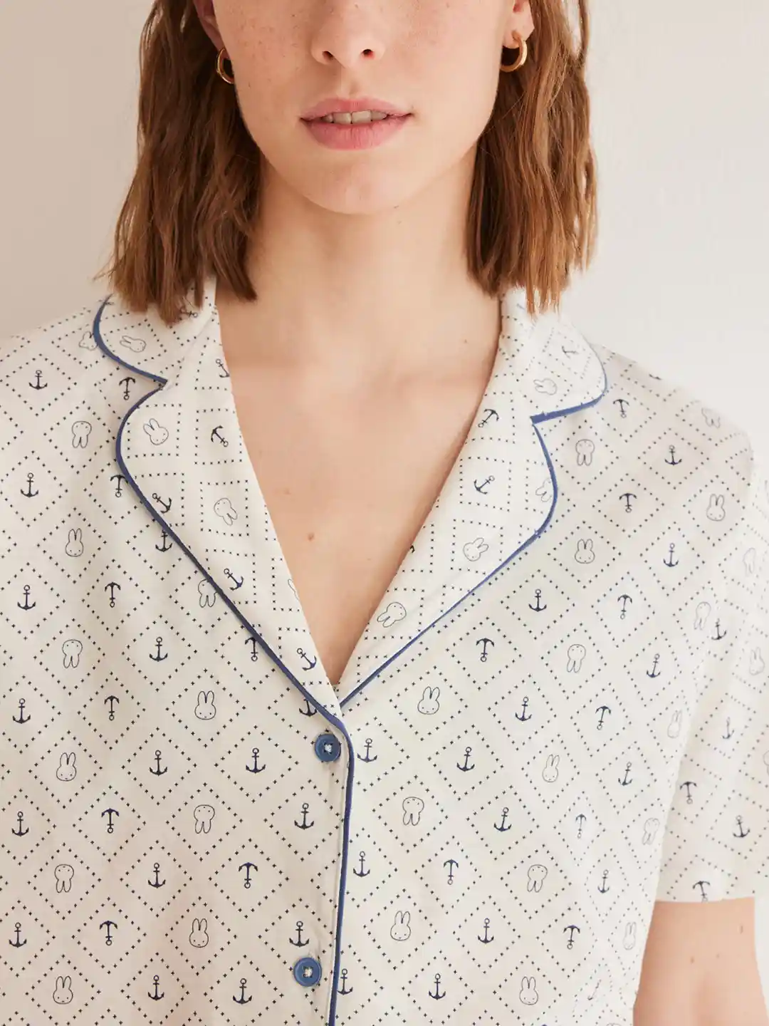 Buy women'secret Women Pure Cotton Miffy Night Suit Night suits