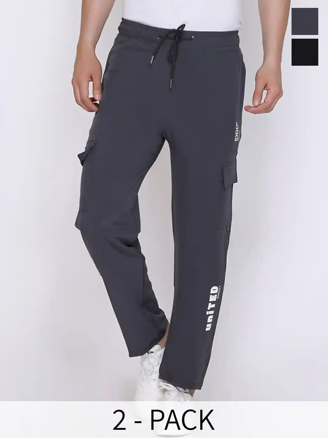 Cargo Pants Mens Track Pants Regular Fit Dark Olive Relaxed Fit