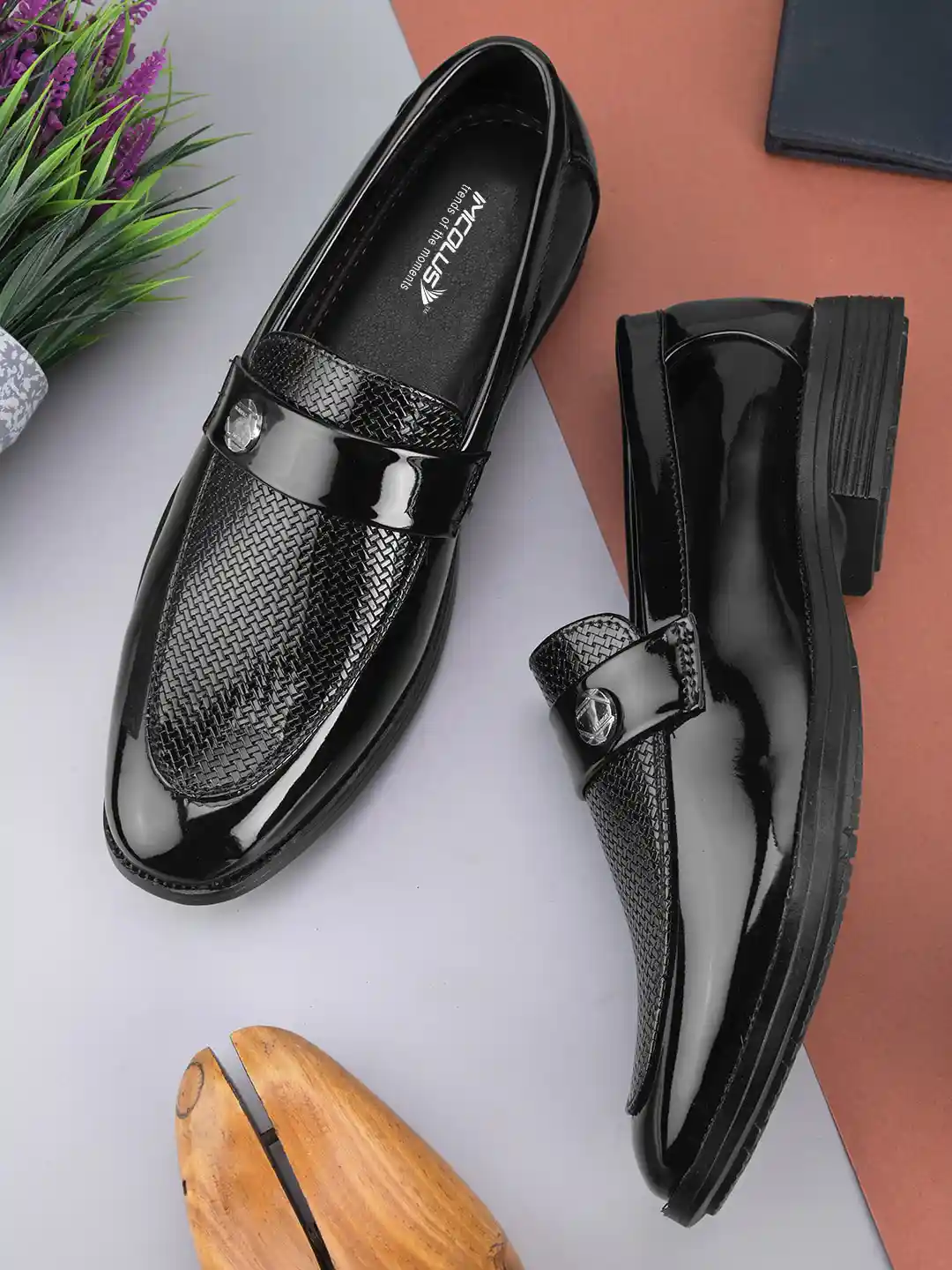 Buy IMCOLUS Men Textured Penny Loafers Casual Shoes for Men