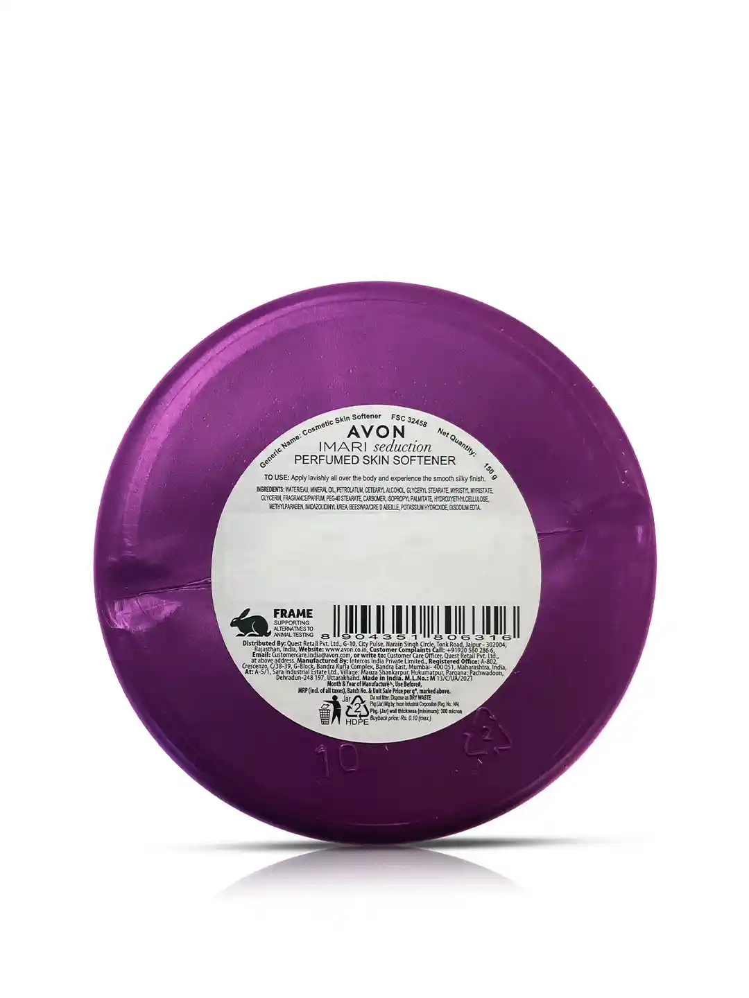 Buy Avon Imari Seduction Perfumed Skin Softener 150g Body