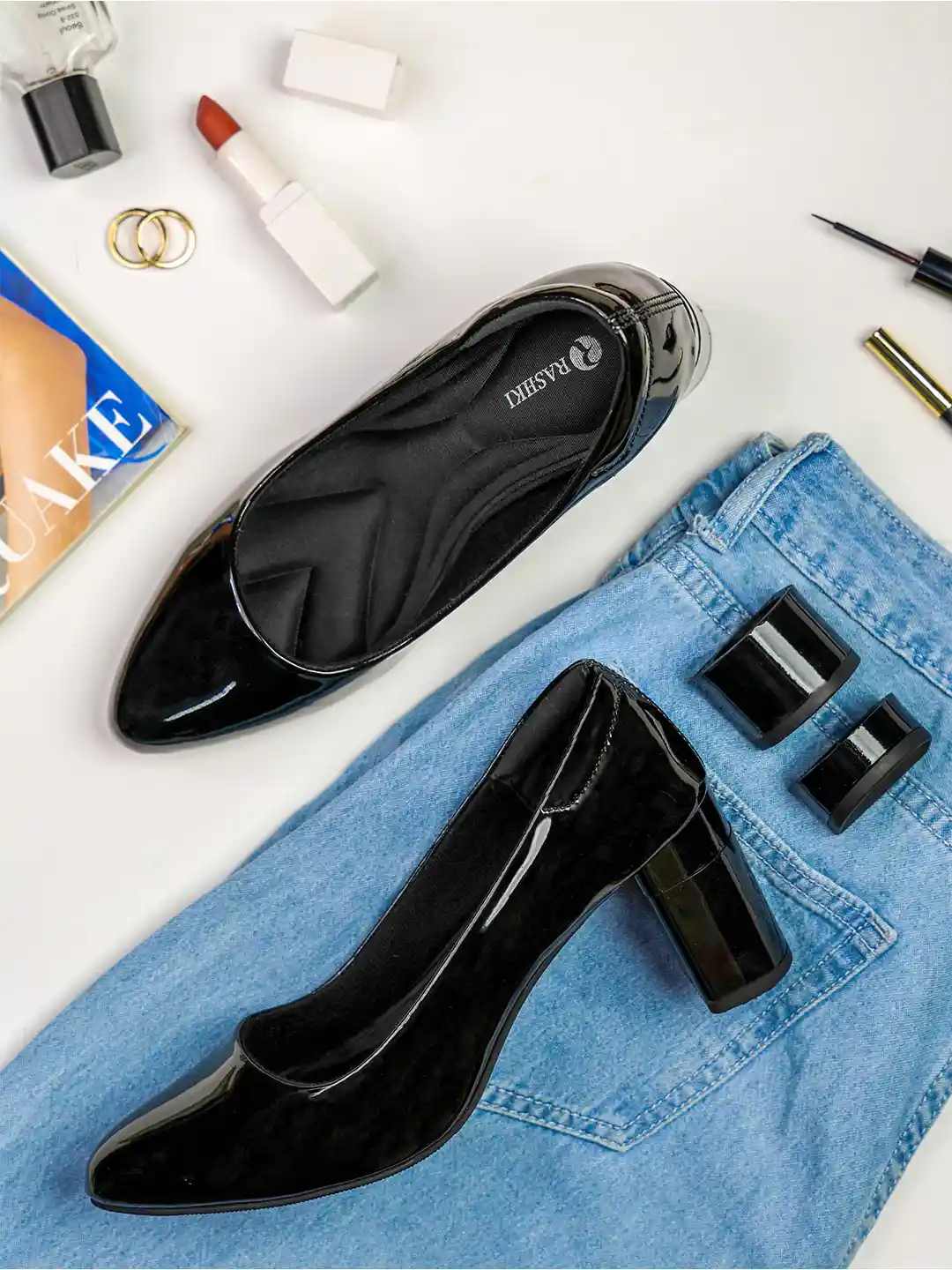 Buy RASHKI Round Toe Convertible Heeled Pumps Heels for Women