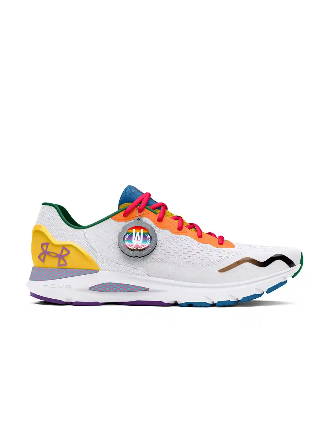 Buy UNDER ARMOUR Men Woven Design U HOVR Sonic Pride Running