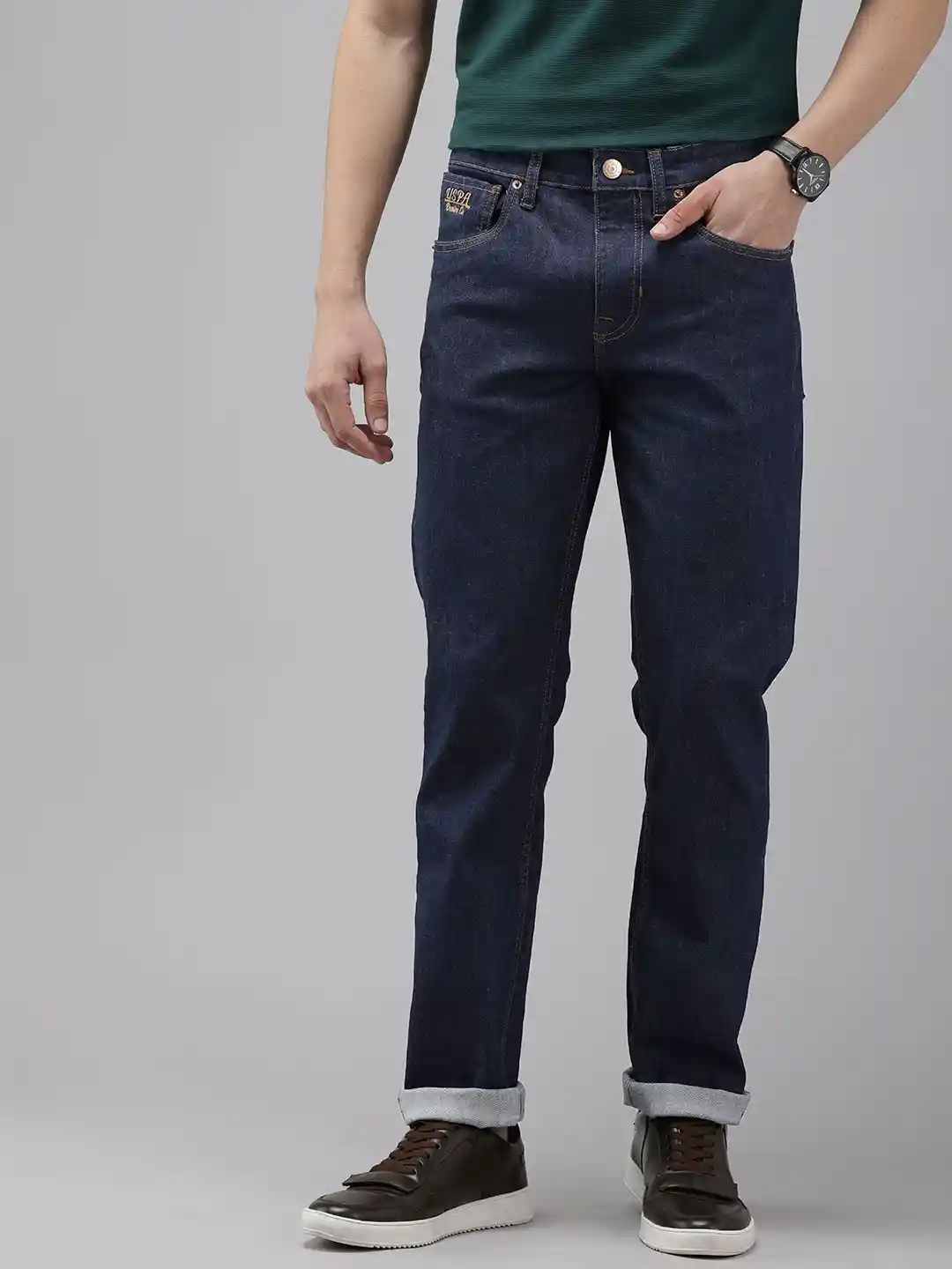Buy Polo Denim Men Skinny Fit Embroidered