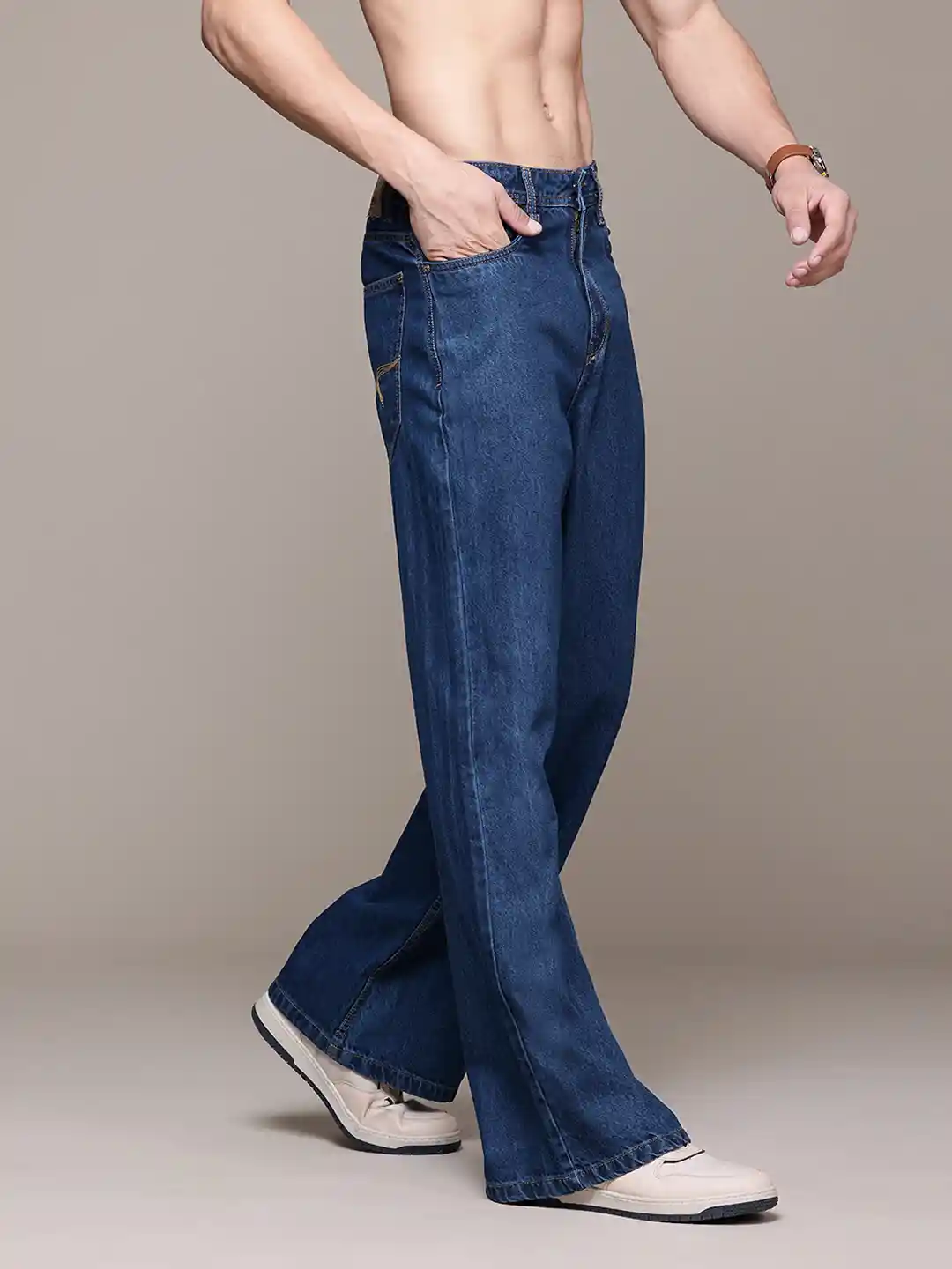 Buy Roadster Men Cotton Loose Bootcut Jeans Jeans for Men
