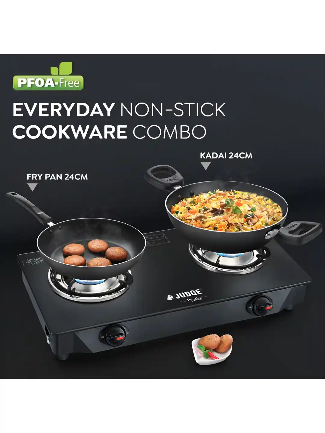 Buy JUDGE By Prestige Black Pieces Non-Stick Cookware Kadai