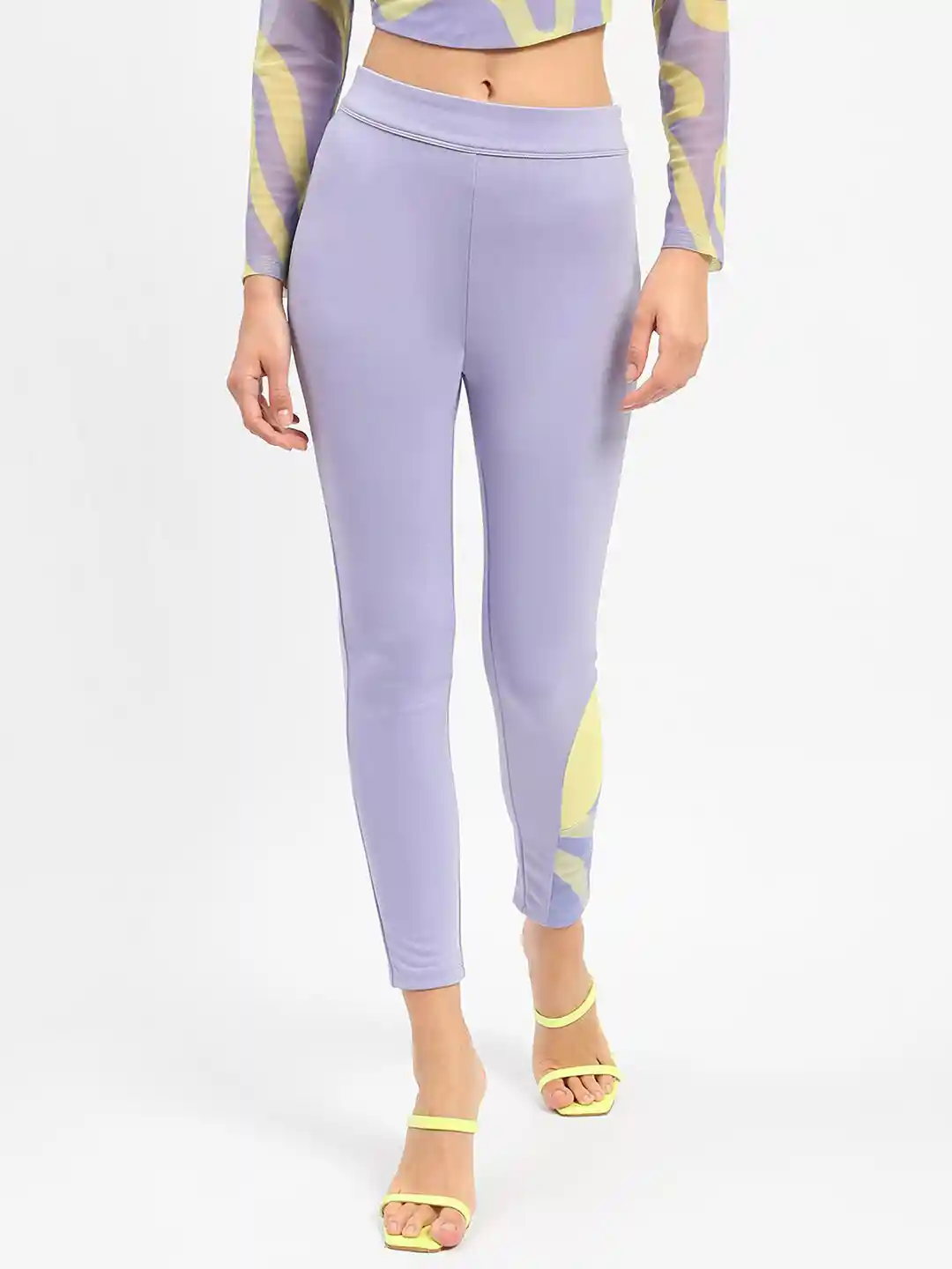 Buy Madame Women Woven Jeggings Jeggings for Women 29383456 Myntra