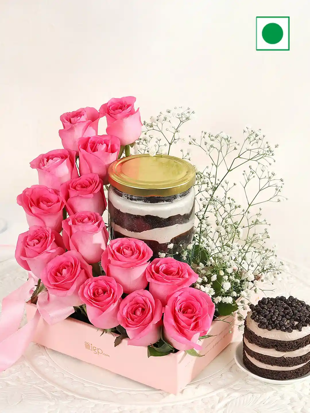 Buy IGP Lovely Blush Pink Delight Hamper Assorted Gifts for