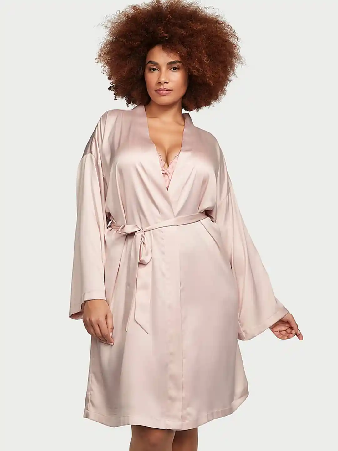 Buy Victoria's Secret Satin Midi Robe Robe for Women 29409010