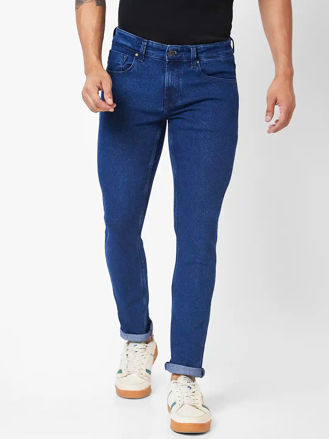 Buy SPYKAR Men Super Skinny Fit Low-Rise Light Fade Stretchable