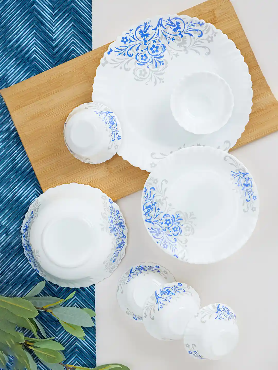 Melamine Plates Dinner White Platters Amazon Buy Larah By BOROSIL