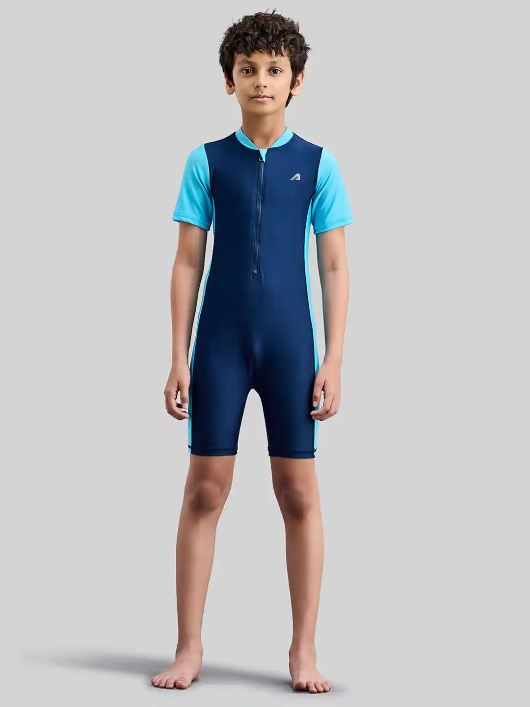 Buy BOLDFIT Boys Colourblocked Swim Legsuit Swimwear for Boys - Main Image