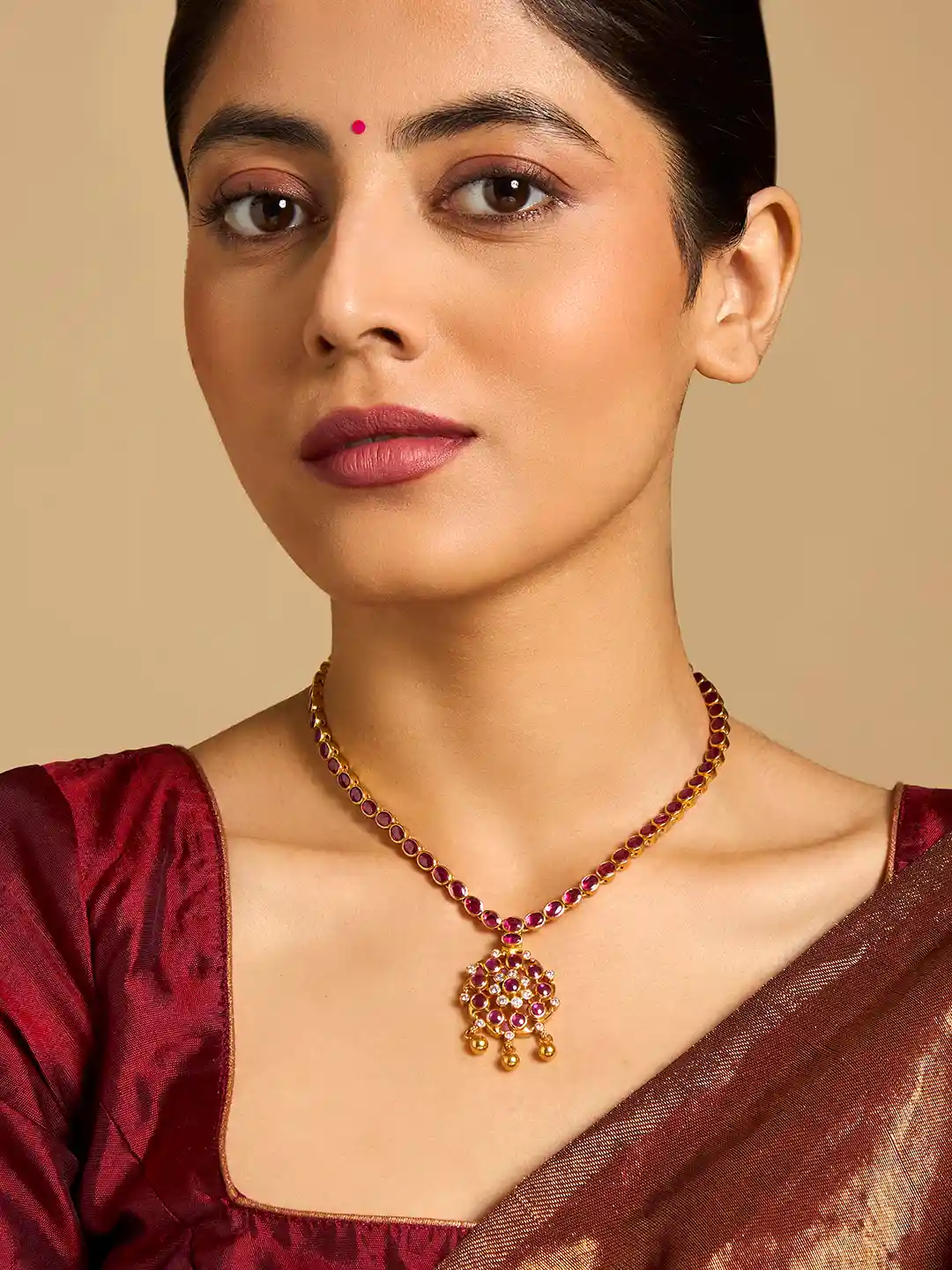 Bridal Fancy Jewellery Necklace Bridal American Diamond Necklace