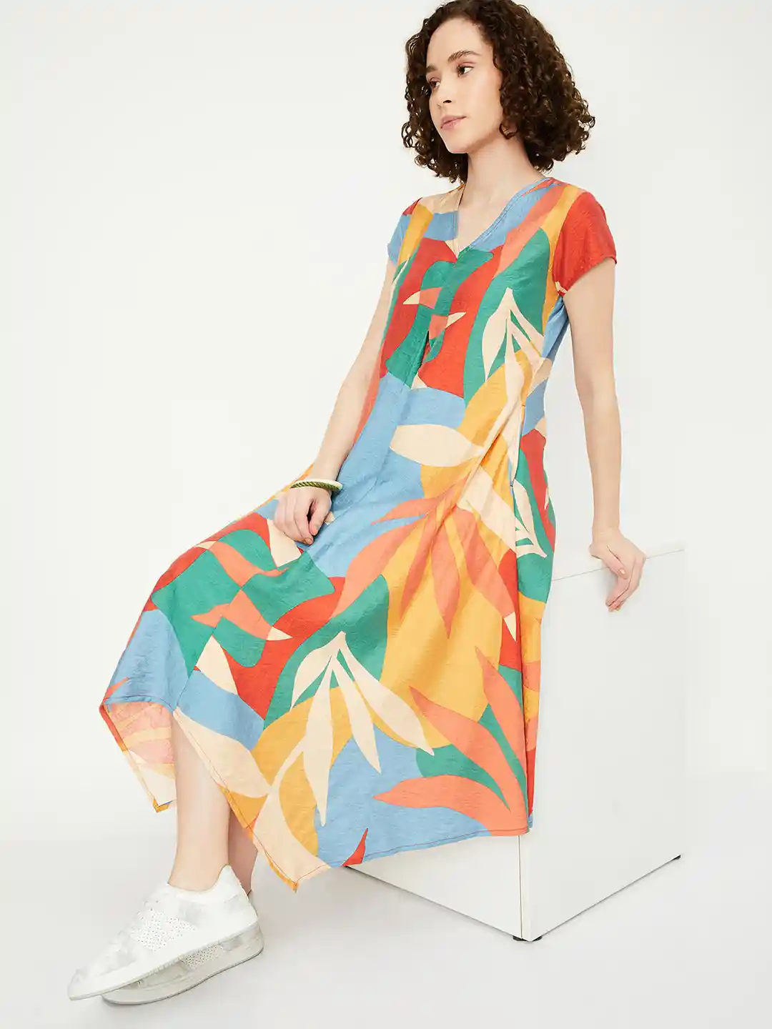 Buy max Printed Maxi Dress Dresses for Women 29436840 Myntra