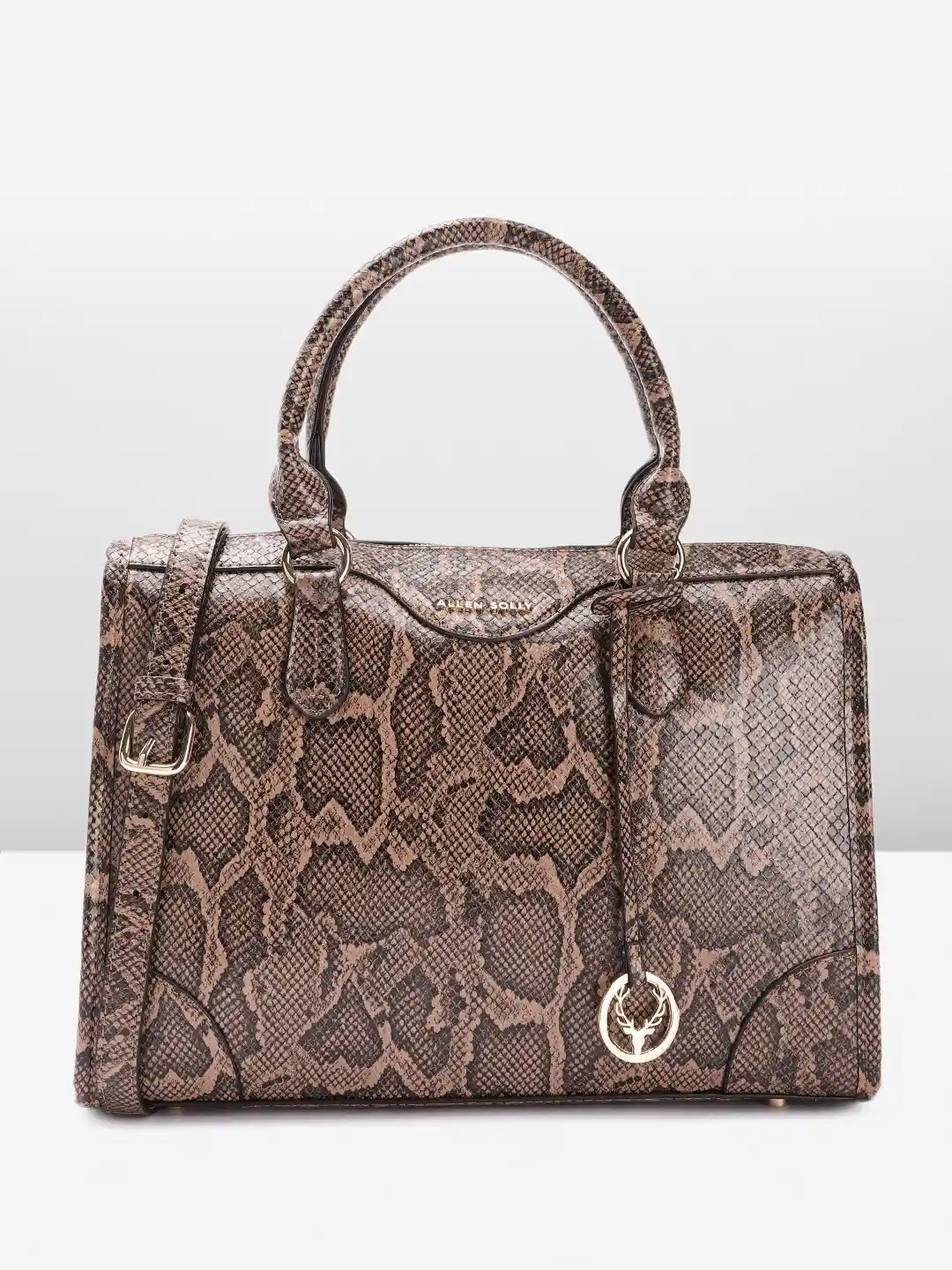 Buy Allen Solly Animal Printed Structured Handheld Bag Handbags