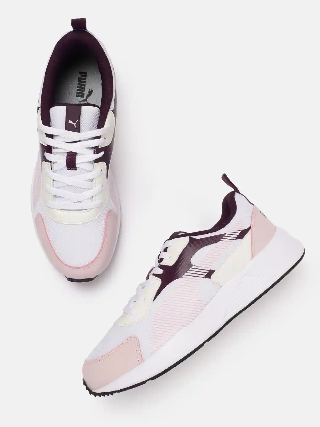 Buy Puma Women Woven Design Colourblocked Sneakers Casual Shoes