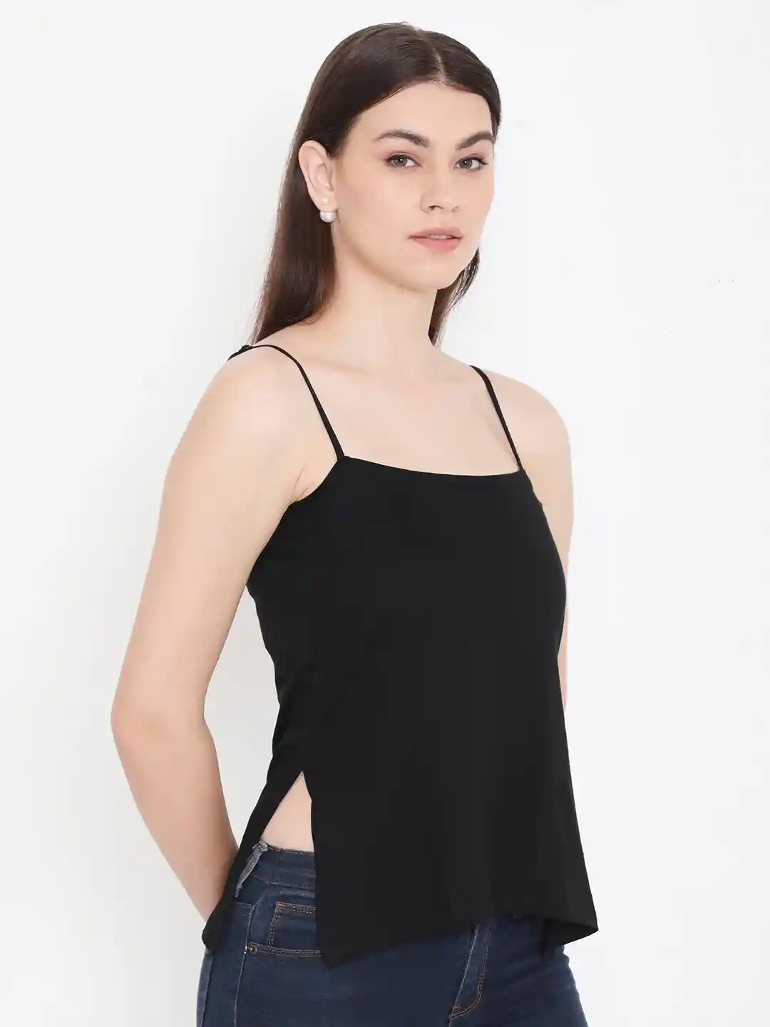 Buy Feelings Pack Of Slim-Fit Cotton Kurti Slip Camisoles with