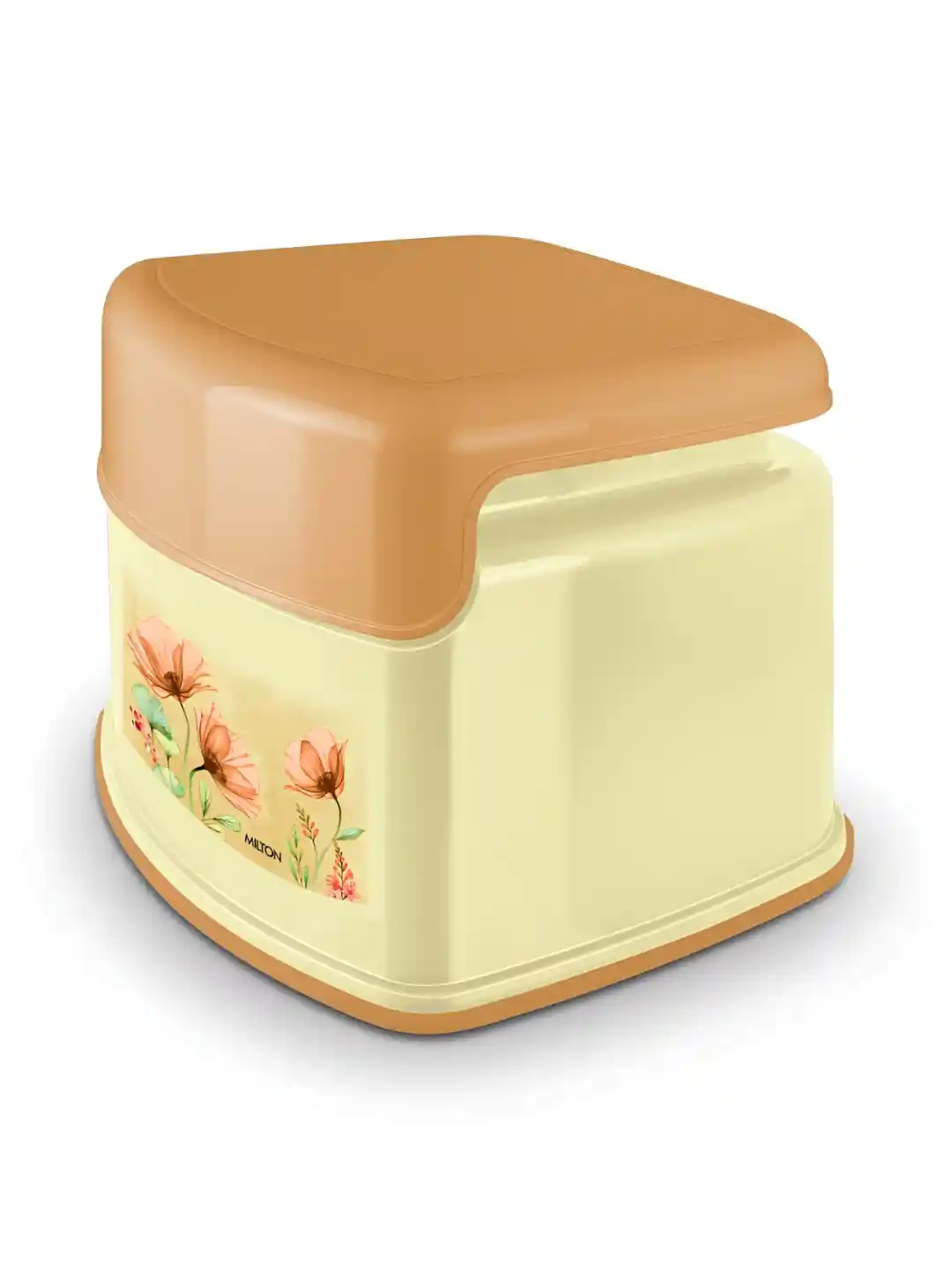 Buy Milton Brown Swish Plastic Stool Bathroom Accessories for - Main Image