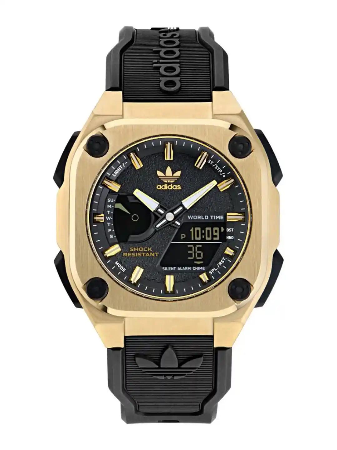 Buy ADIDAS Originals Unisex Textured Brass Dial Straps Analogue