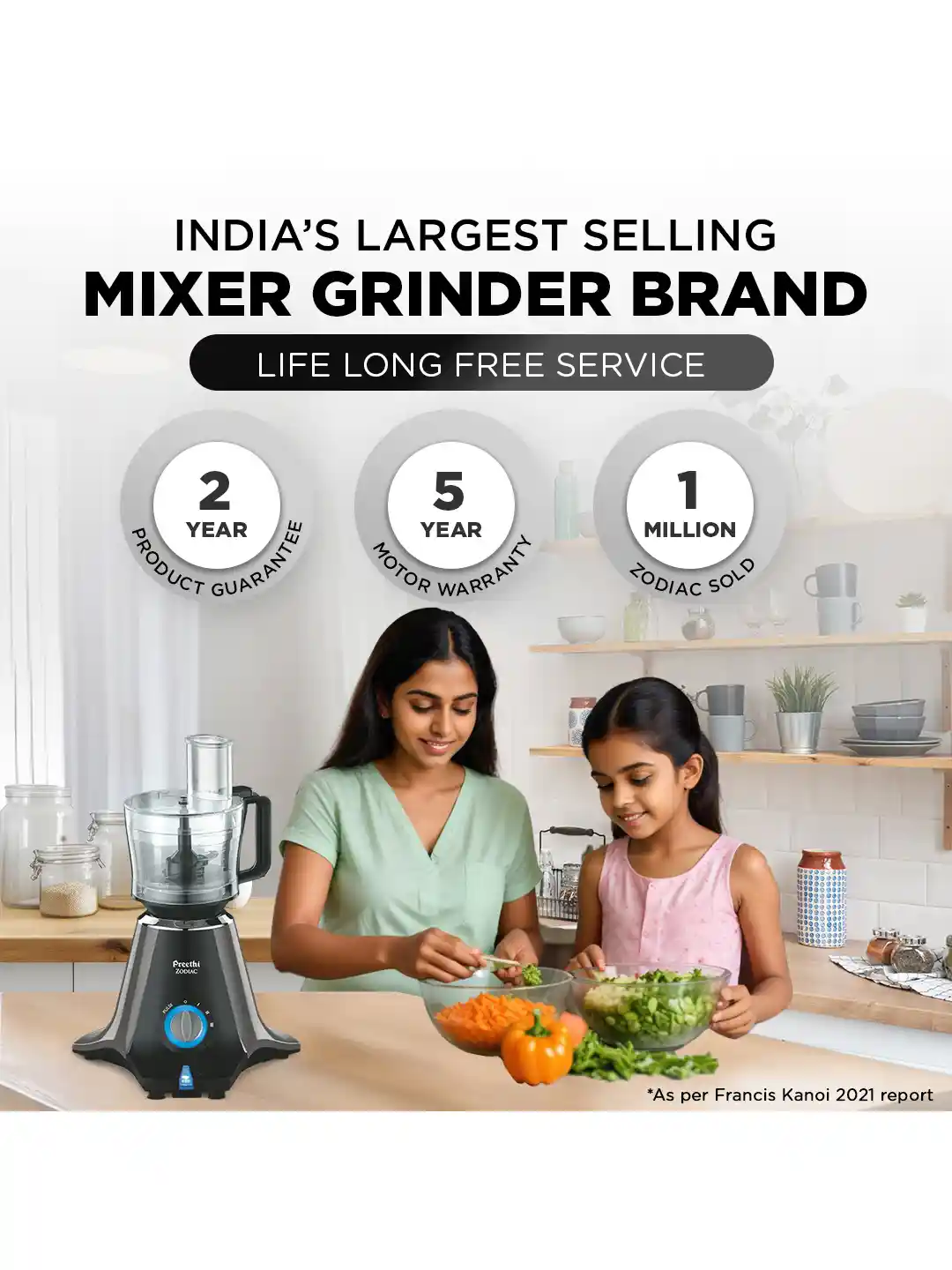 Buy Preethi Black Stainless Steel Powerful Motor Jars Wet and