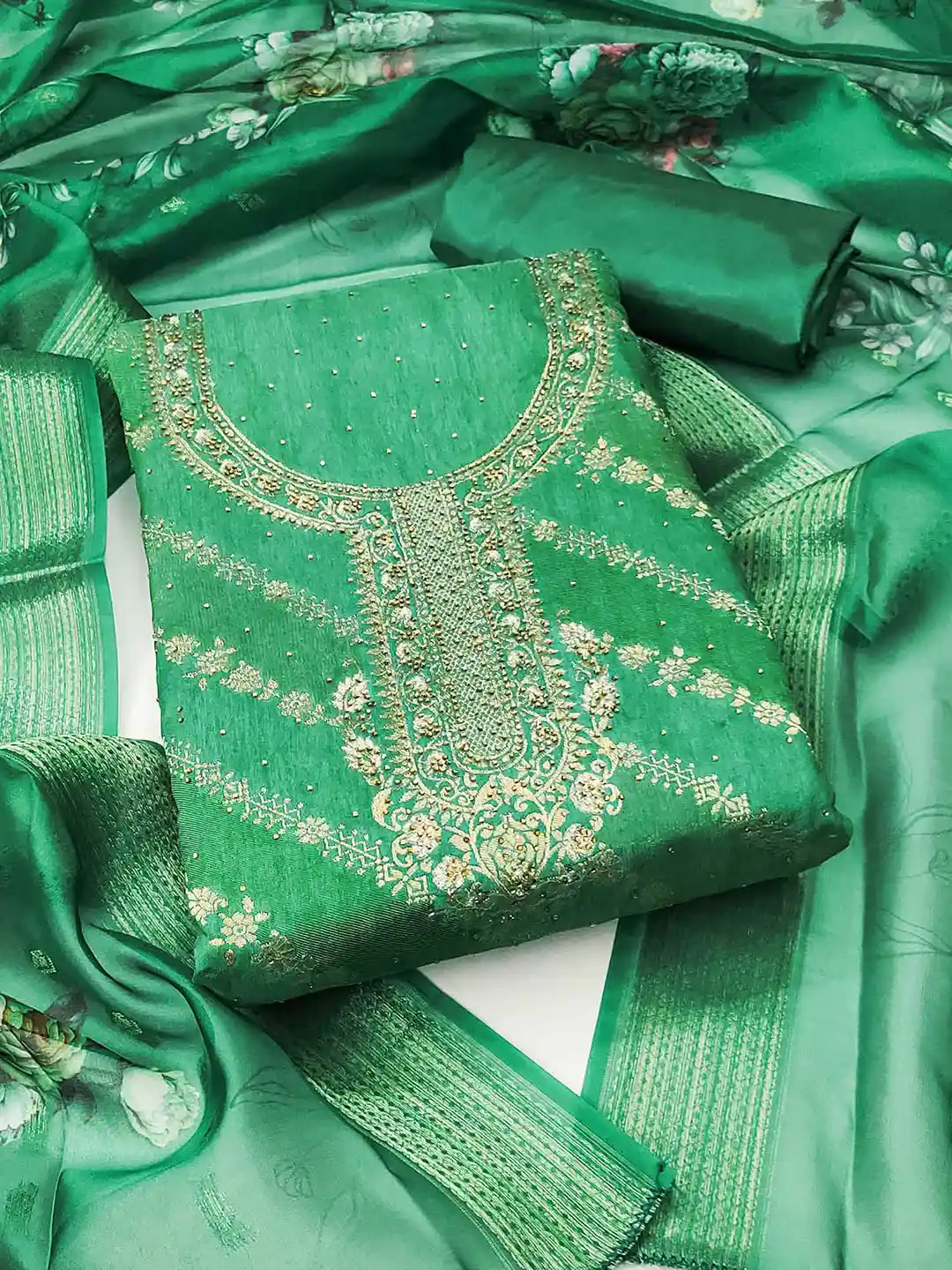 Buy Peachmode Unstitched Dress Material Dress Material for Women