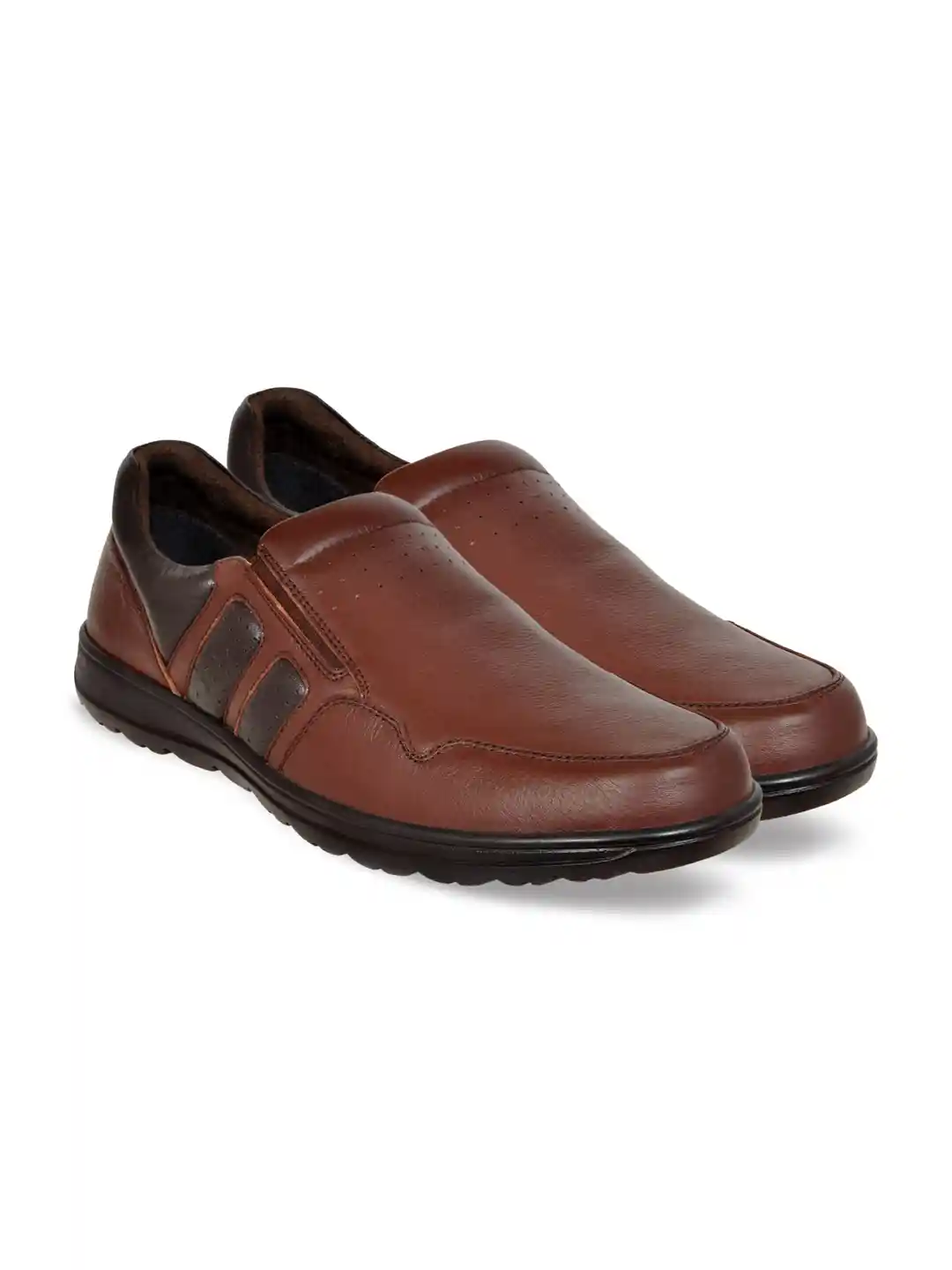 Buy Allen Cooper Men Round Toe Memory Foam Lightweight Leather