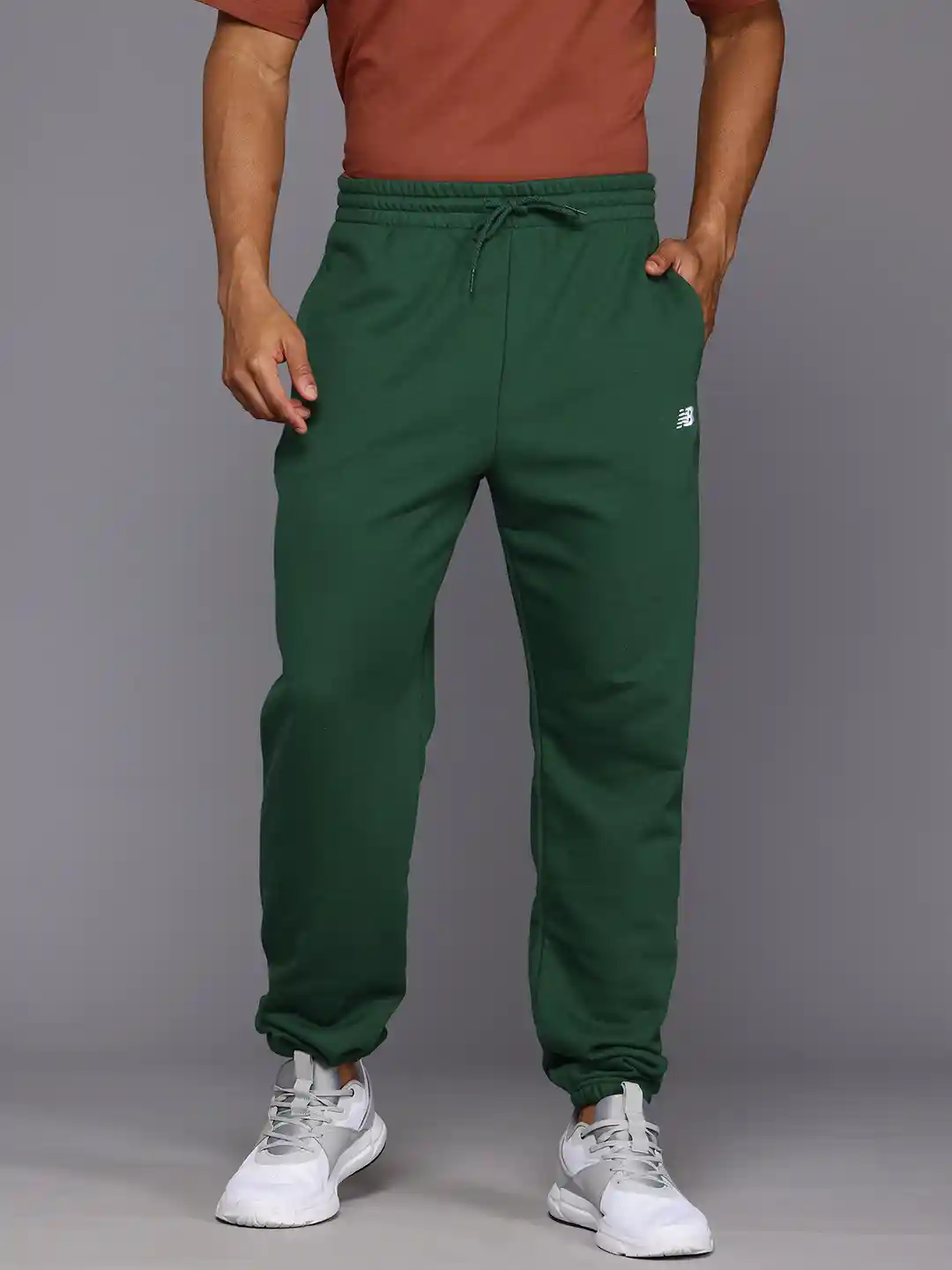 Mens New Balance Track Bottoms New Balance Men Relax-Fit Jogger