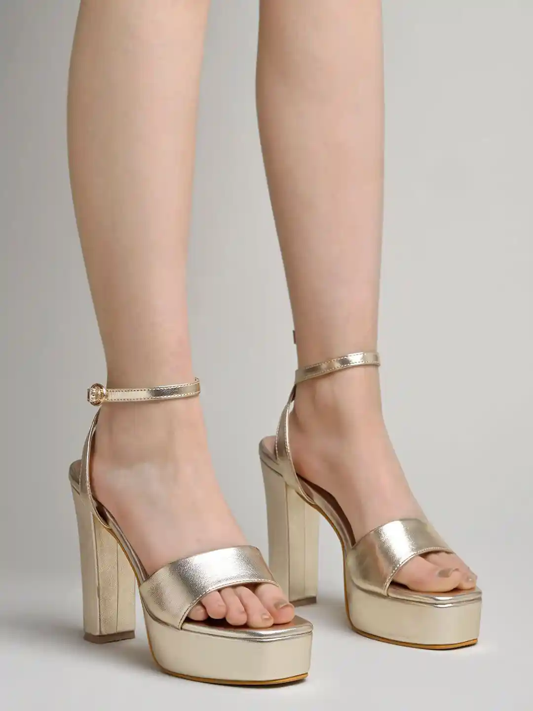 Platform Heels Shoetopia Online Buy Shoetopia Girls Textured Open