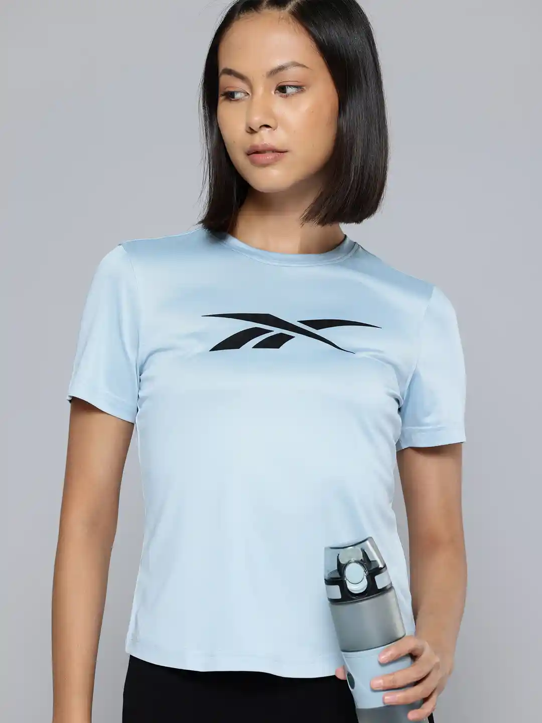 Buy Reebok Women Brand Carrier Performance Training T-shirt