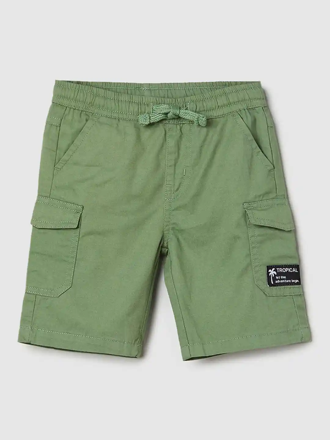 Flipkart Benetton Cargo Shorts Max Boys Solid Cargo Pure Cotton Shorts
