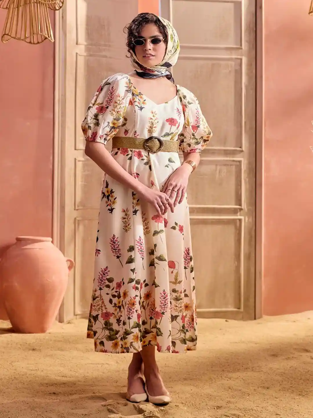 Buy BOHO CHIC Floral Printed Maxi Dress Dresses for Women