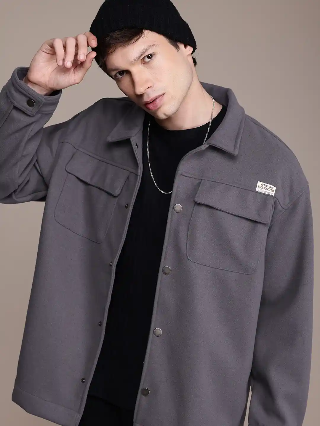 Buy WROGN Spread Collar Oversized Tailored Jacket - Jackets for