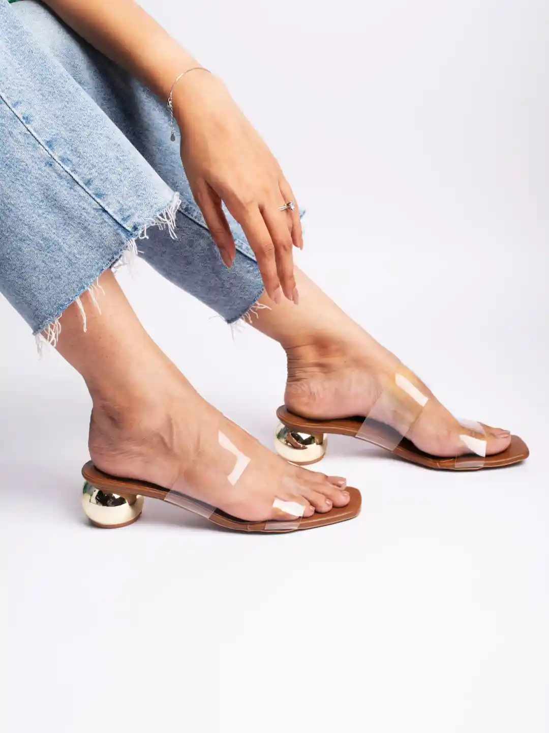 CAI Women Block Heels Sandals