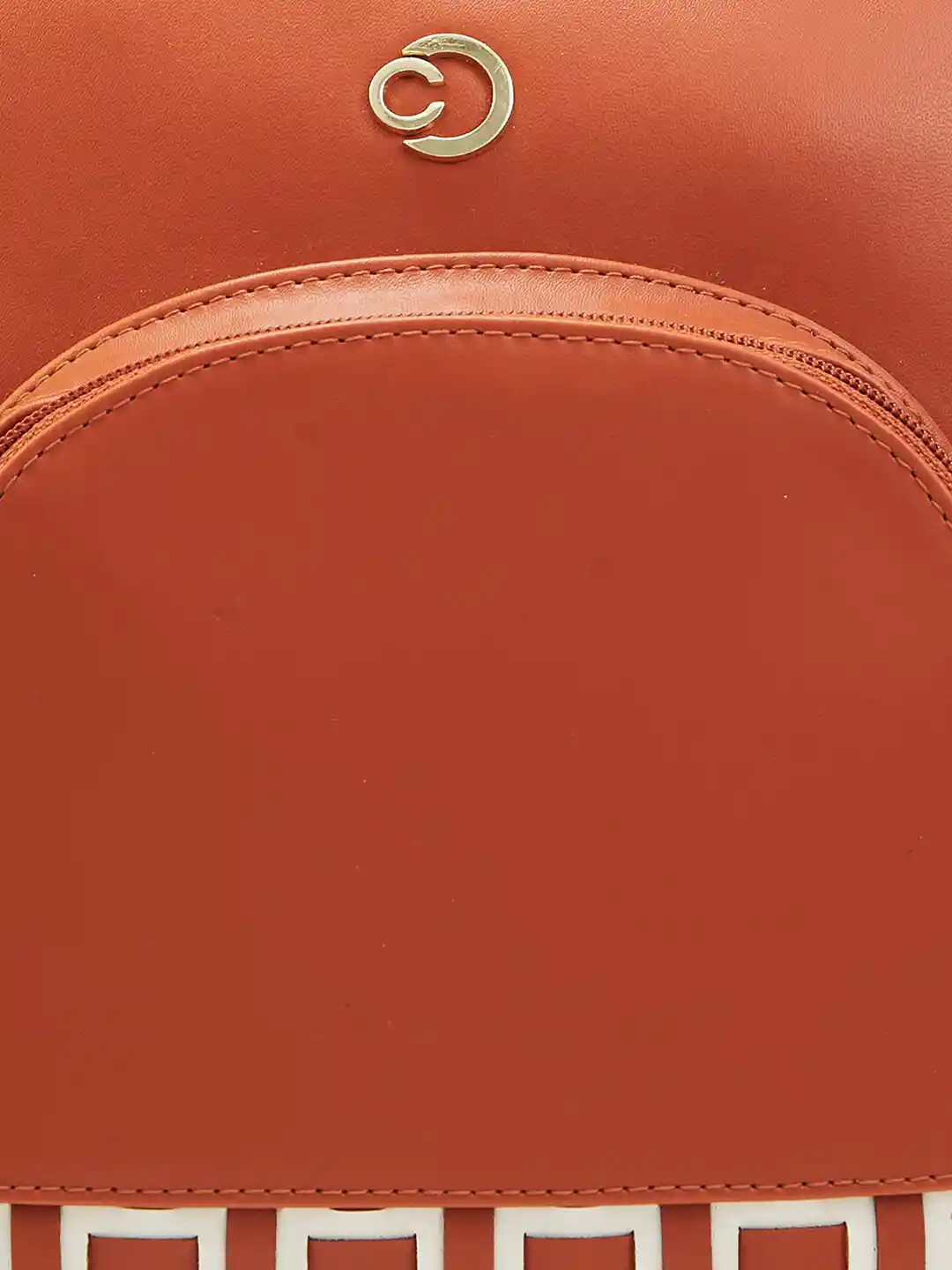 Caprese Zeta Women Tan Large Backpack