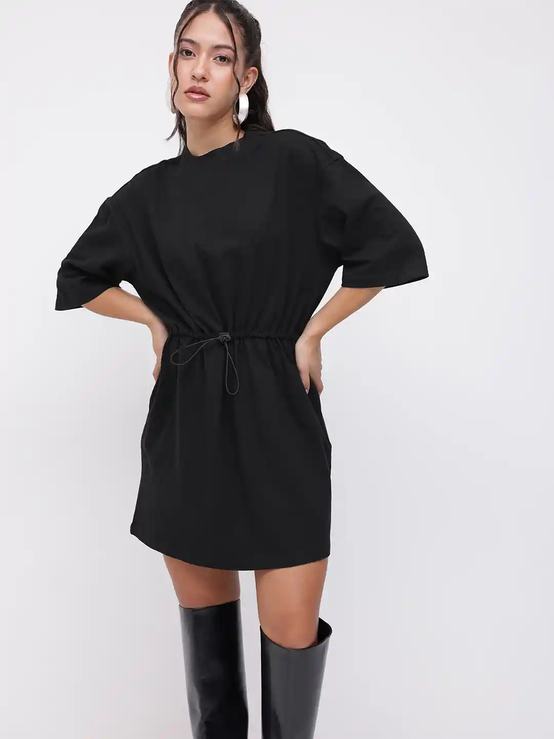 Womens Dresses Empire Waist T Shirt Dress Women's Summer Casual