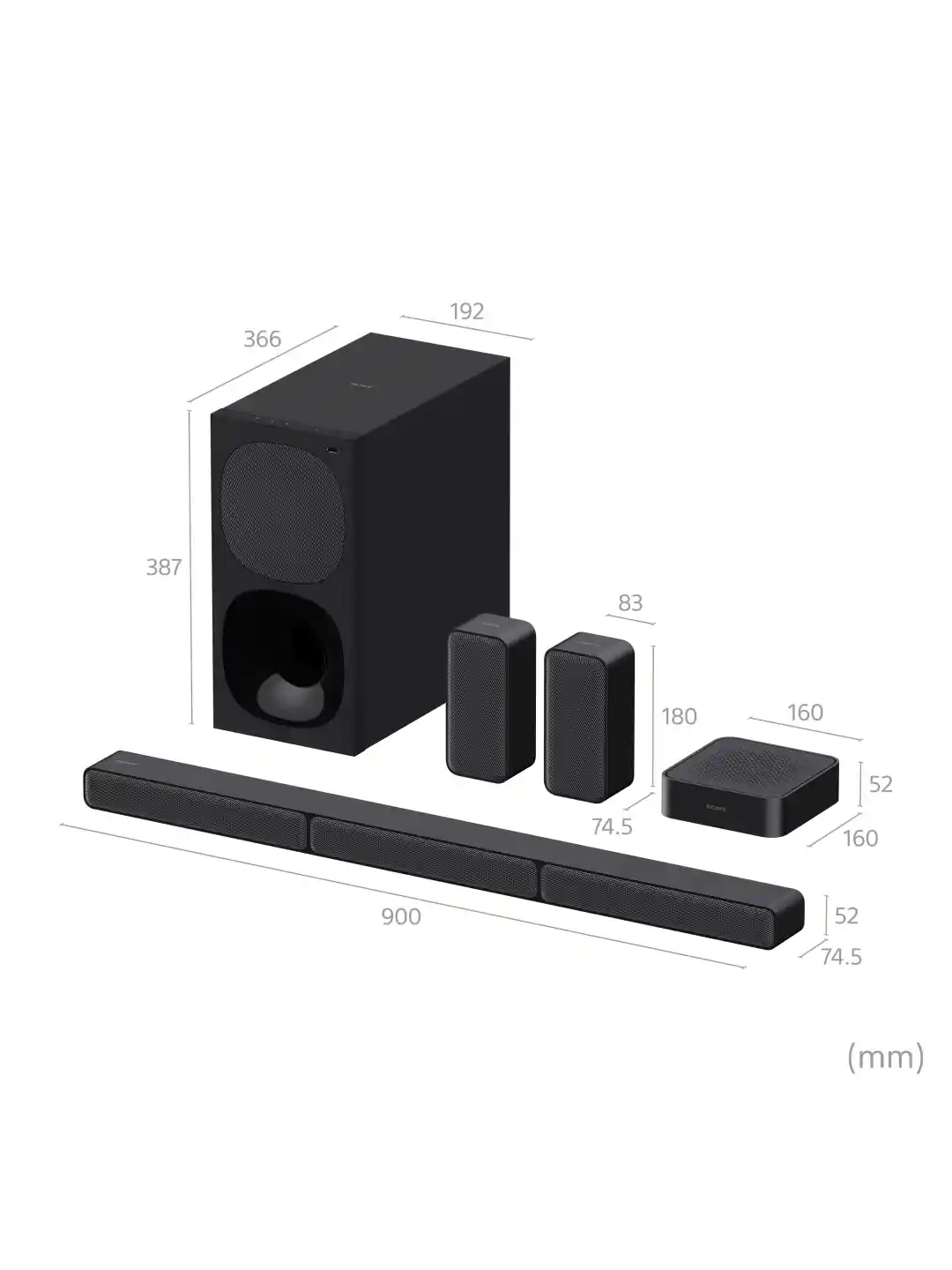 Buy Sony HT-S40R Dolby Soundbar for TV with Subwoofer Rear