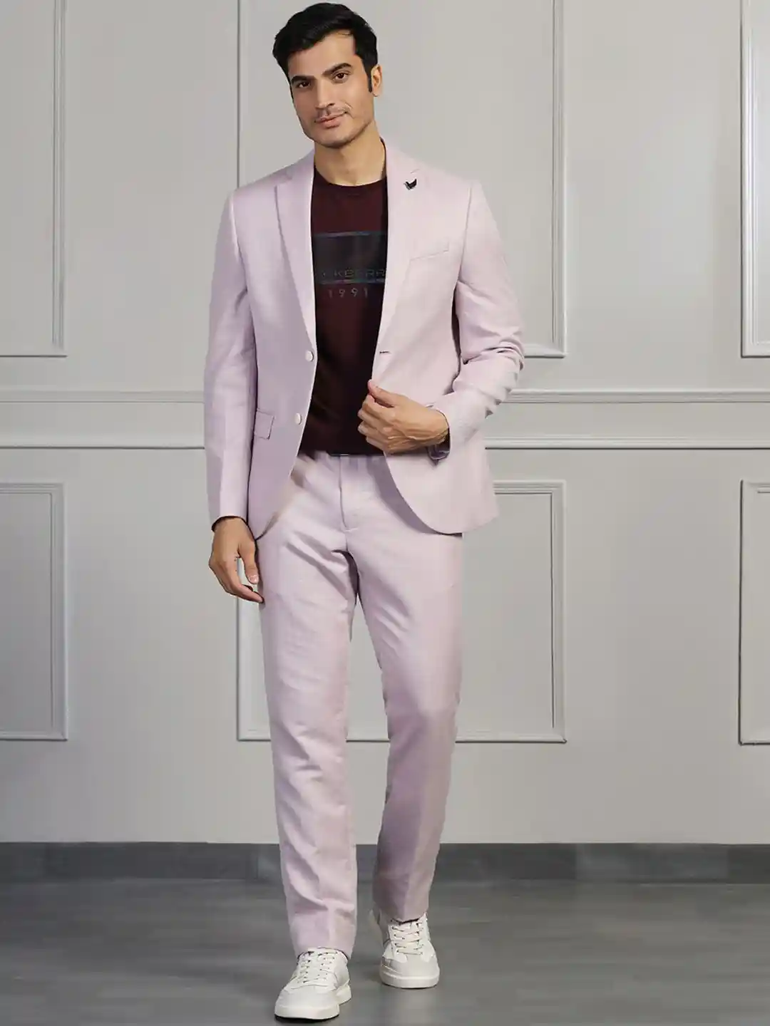 Mens Blazer Blackberry Pink Blazer Blackberry Purple Jodhpuri