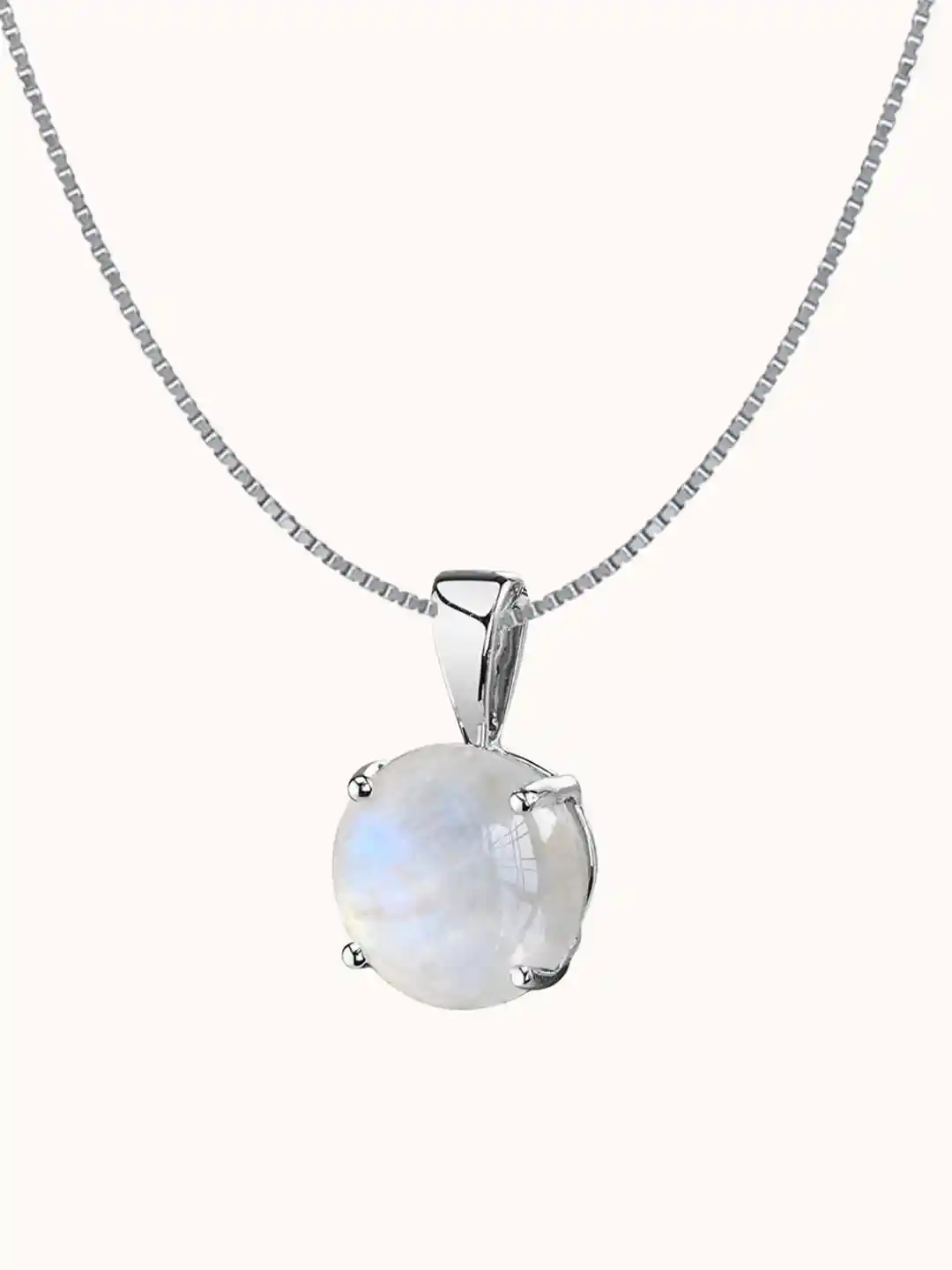 Buy HighSpark 925 Sterling Silver Iridescent Moonstone Pendants