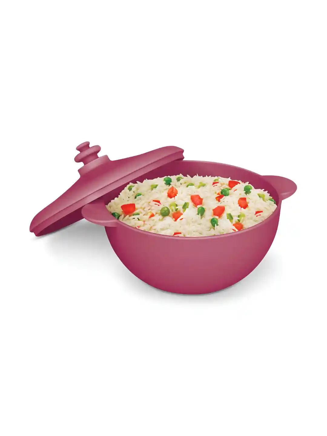 Buy Milton Maroon Micro 1000 Microwave-Safe Plastic Serving Pot