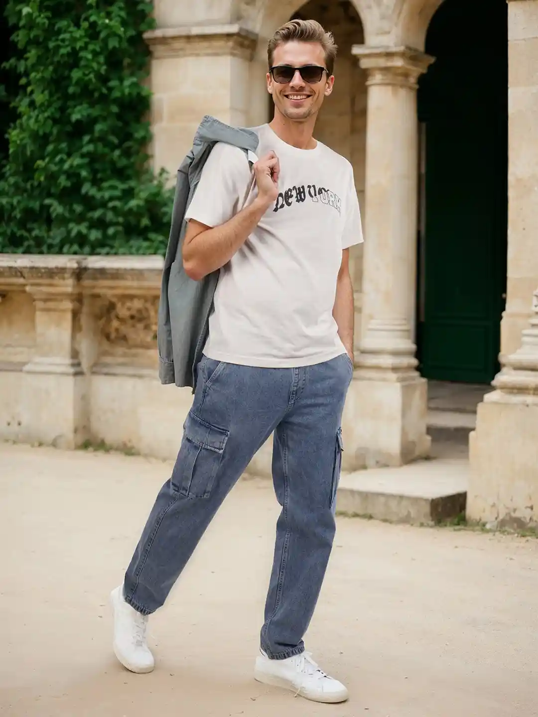 Buy Celio Typography Printed Cotton Boxy T-shirt Tshirts for Men