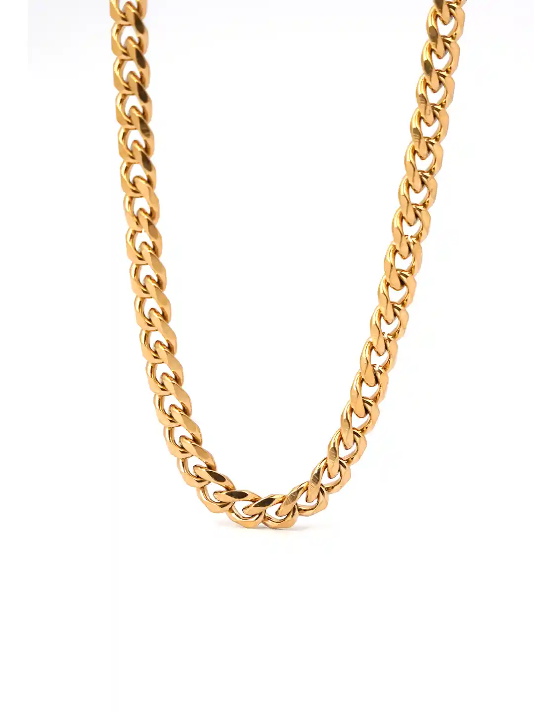 SWASHAA Men 18K Gold Plated Stainless Steel Chain
