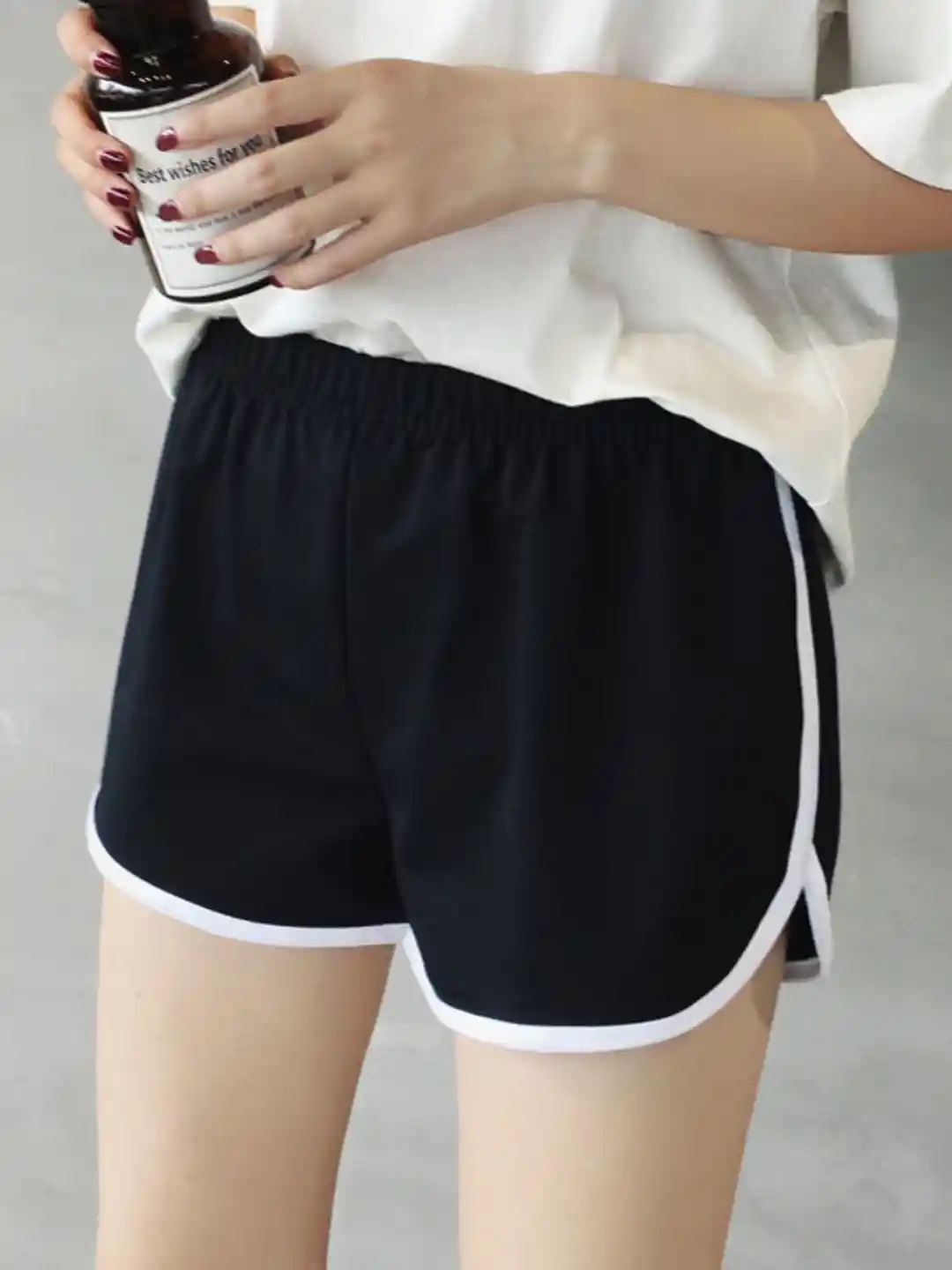 BAESD Women Mid-Rise Rapid-Dry Pure Cotton Hot Pants