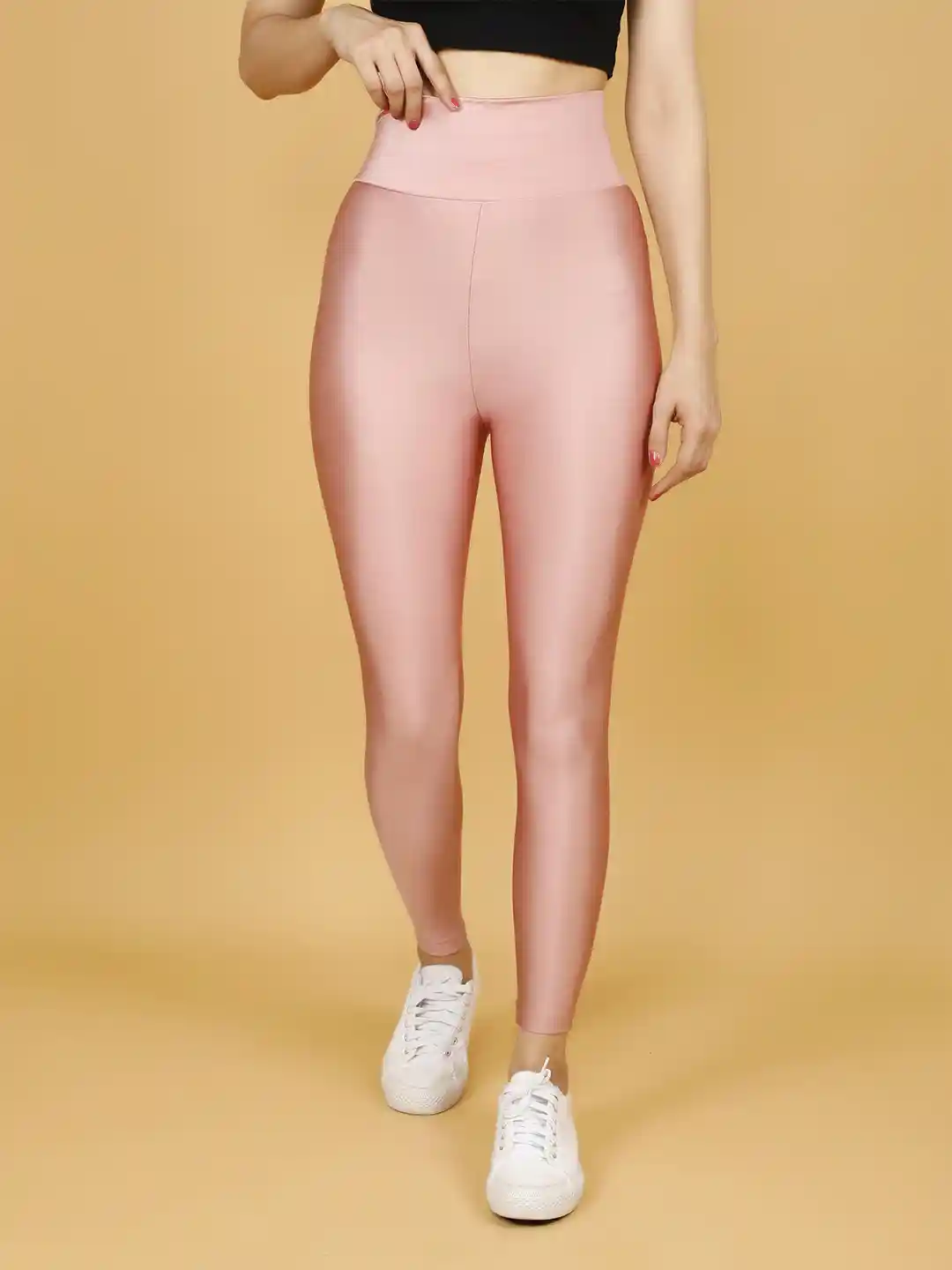 Buy DUNBERRY LONDON Luxe Premium Glossy Leggings Shiny High Waist