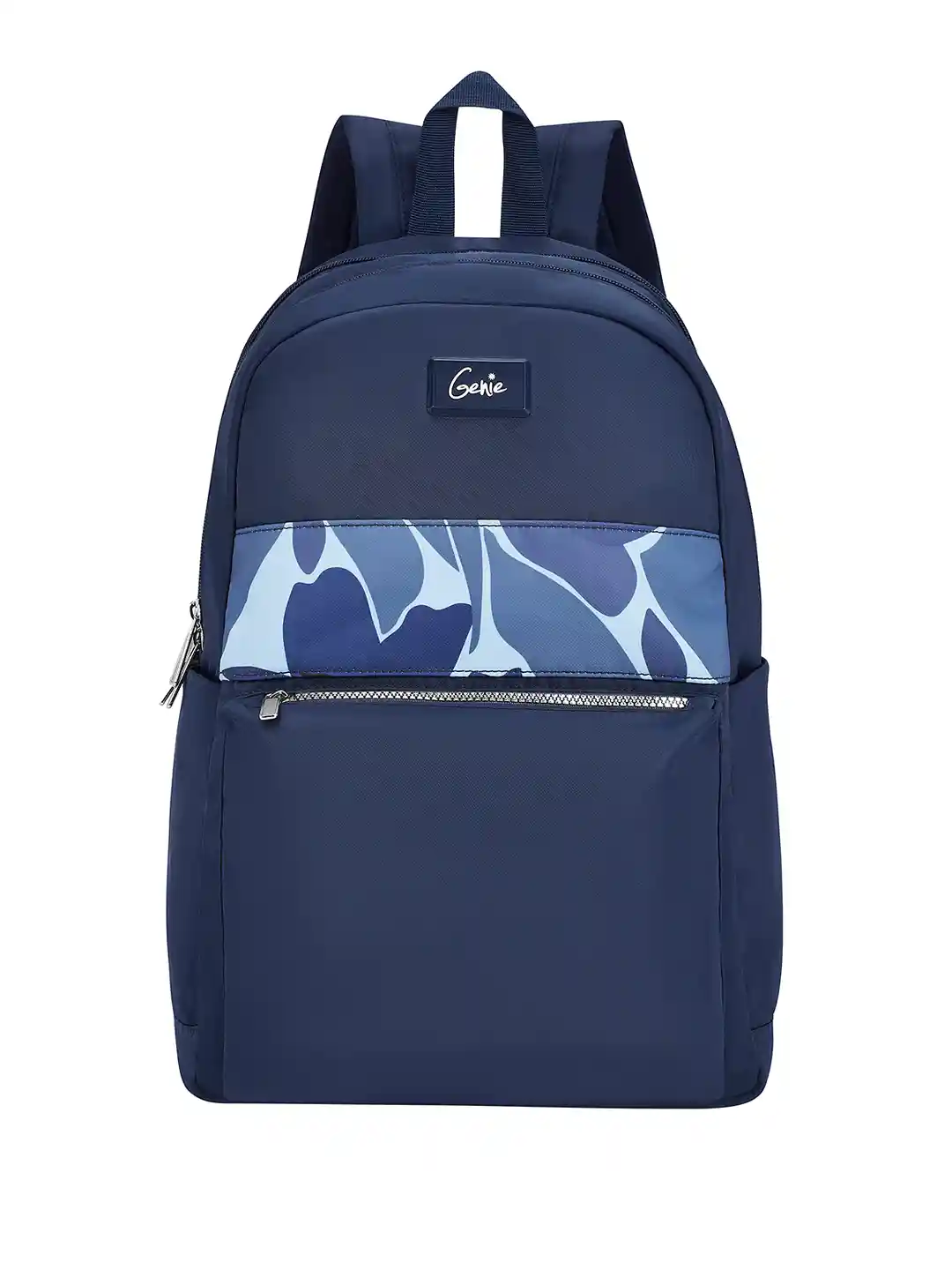 Genie Navy Blue School Bag Genie Bags Black And Teal Backpack